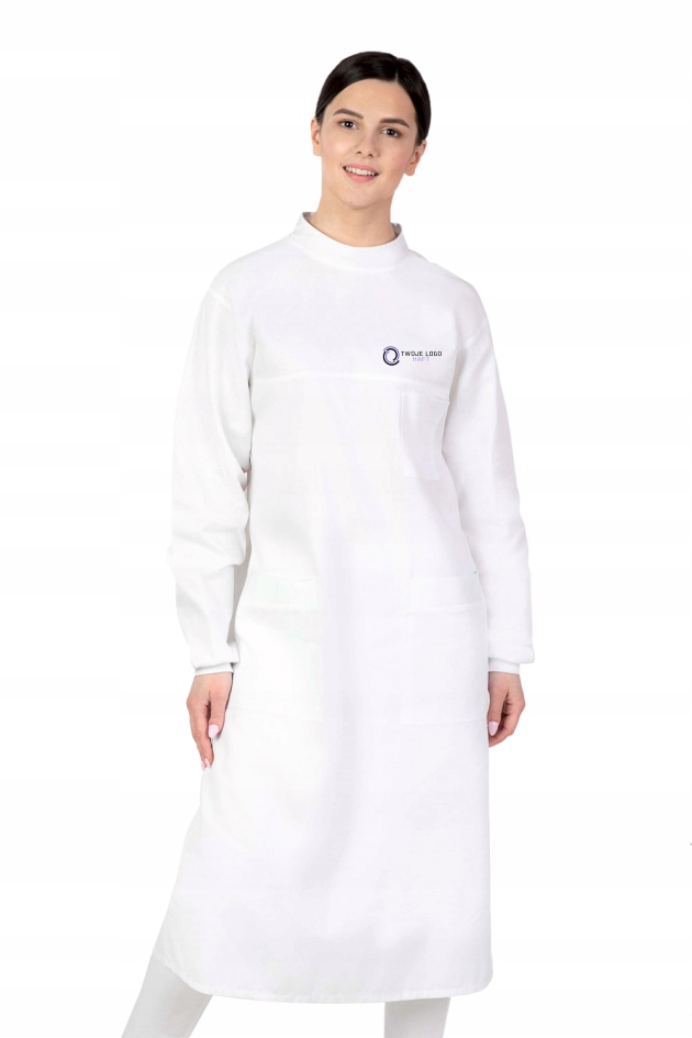 Fartuch chirurgiczny laboratoryjny operacyjny z HAFTOWANYM TWOIM LOGO 5 szt