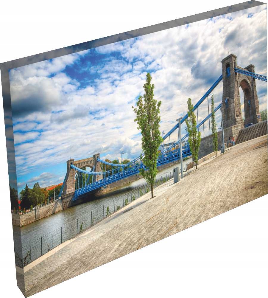 OBRAZ na płótnie WIDOK MIASTO most Londyn 120x80