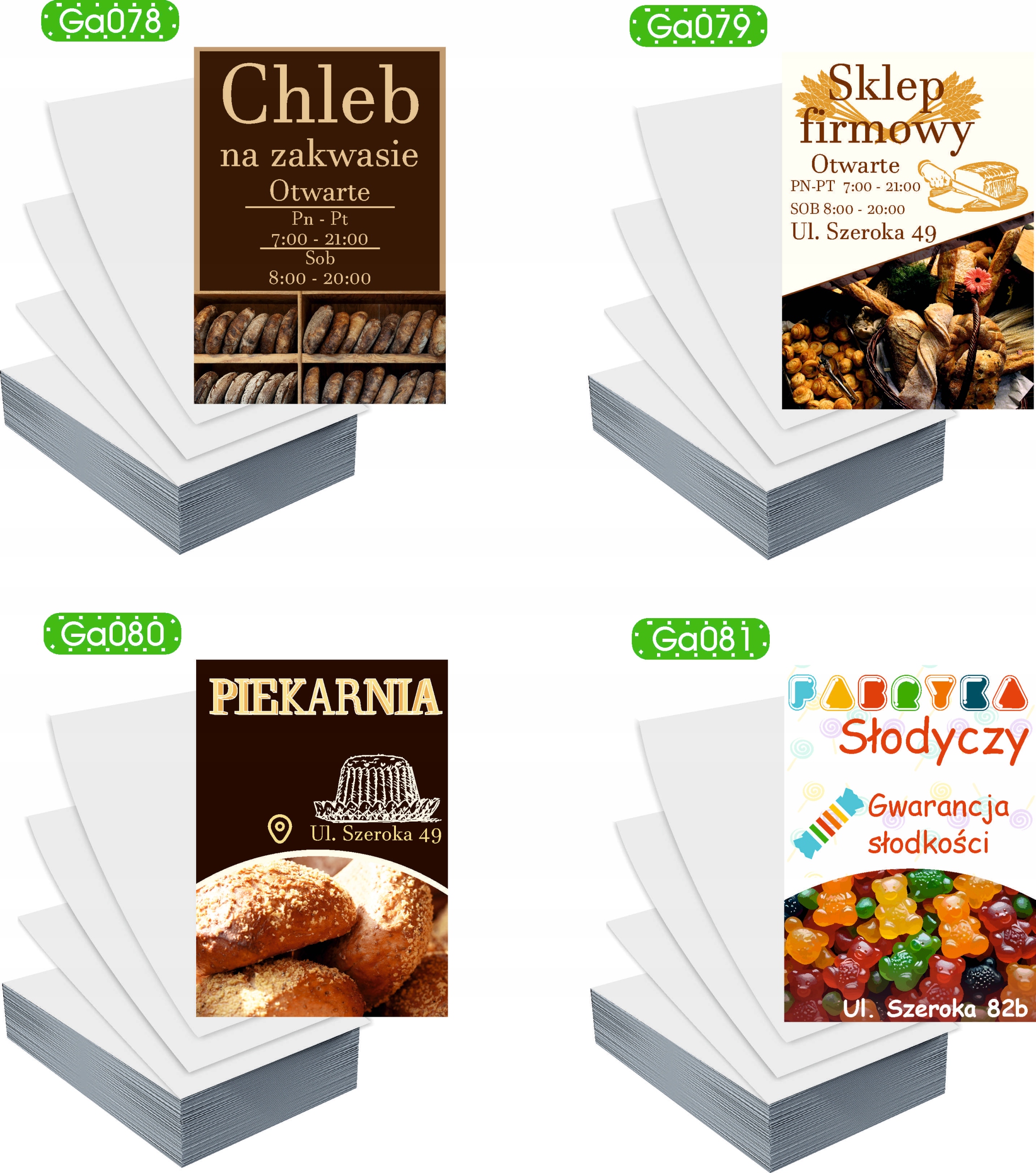 Ulotki A5 5000szt reklamowe firmowe różne wzory JAJA WIEJSKIE SPRZEDAŻ