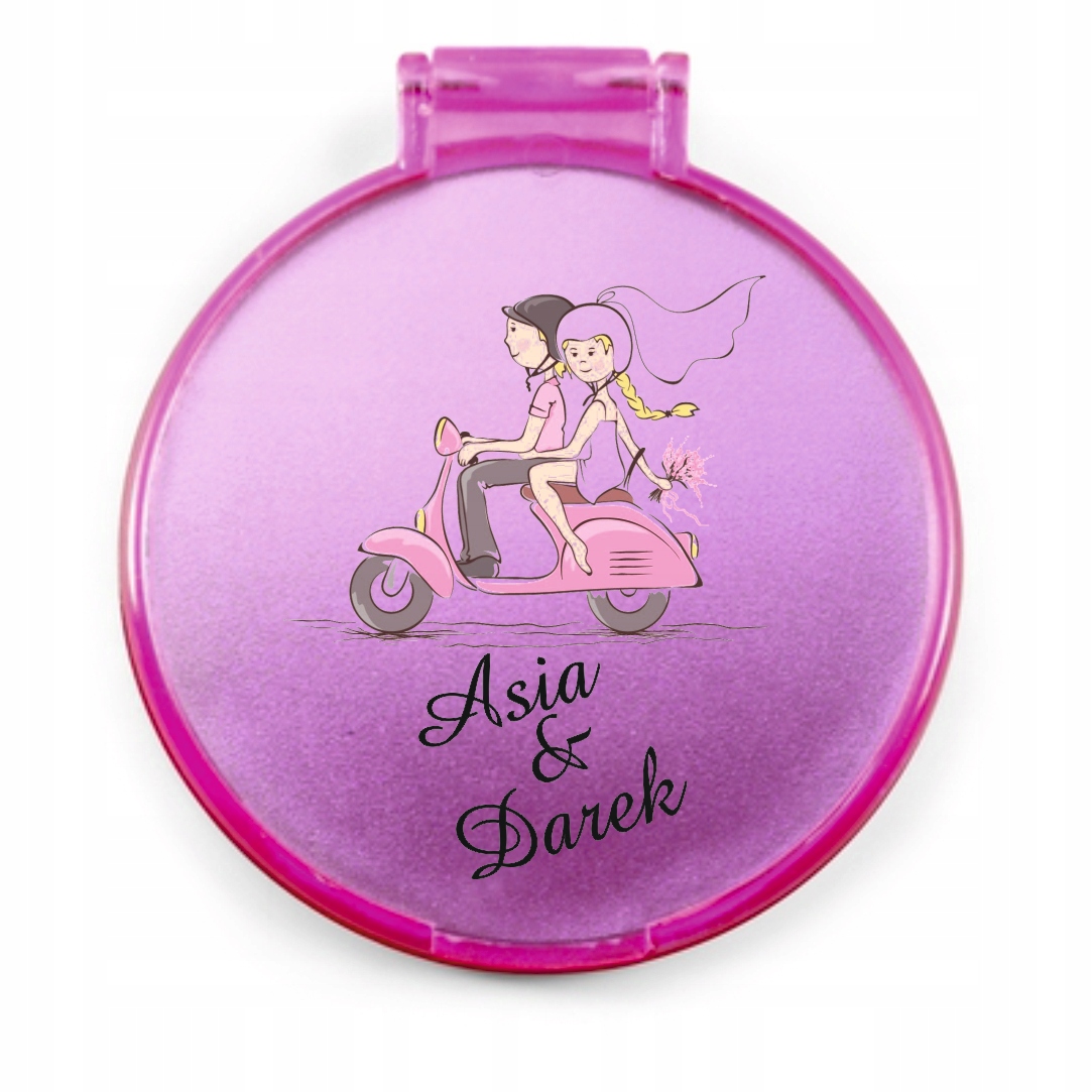 LUSTERKO personalizowane podziękowania dla gości na ŚLUB z nadrukiem UV