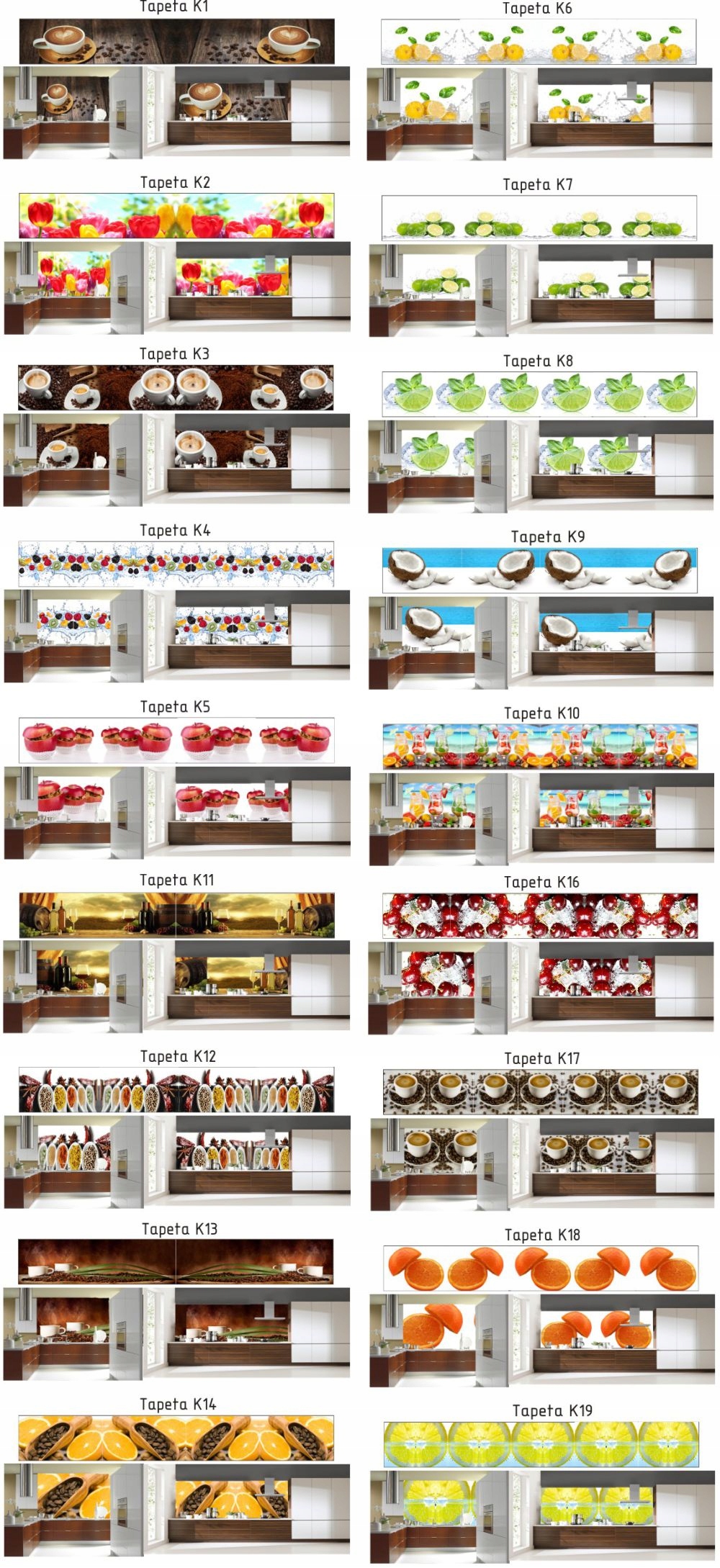 Okleina kuchenna fototapeta samoprzylepna zmywalna