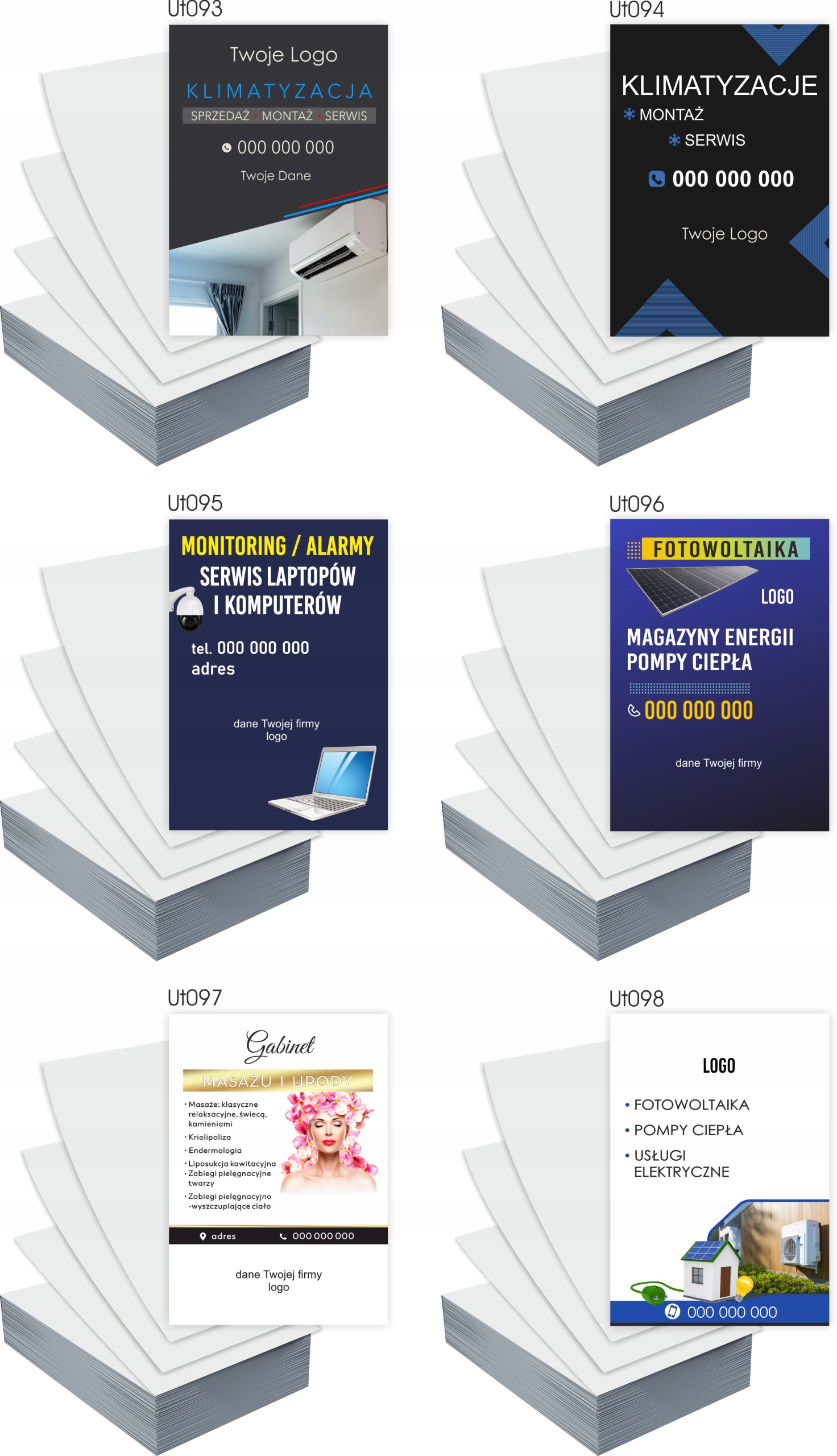 Ulotki A5 1000 szt firmowe reklamowe WYNAJEM BUSÓW+ PROJEKT GRATIS