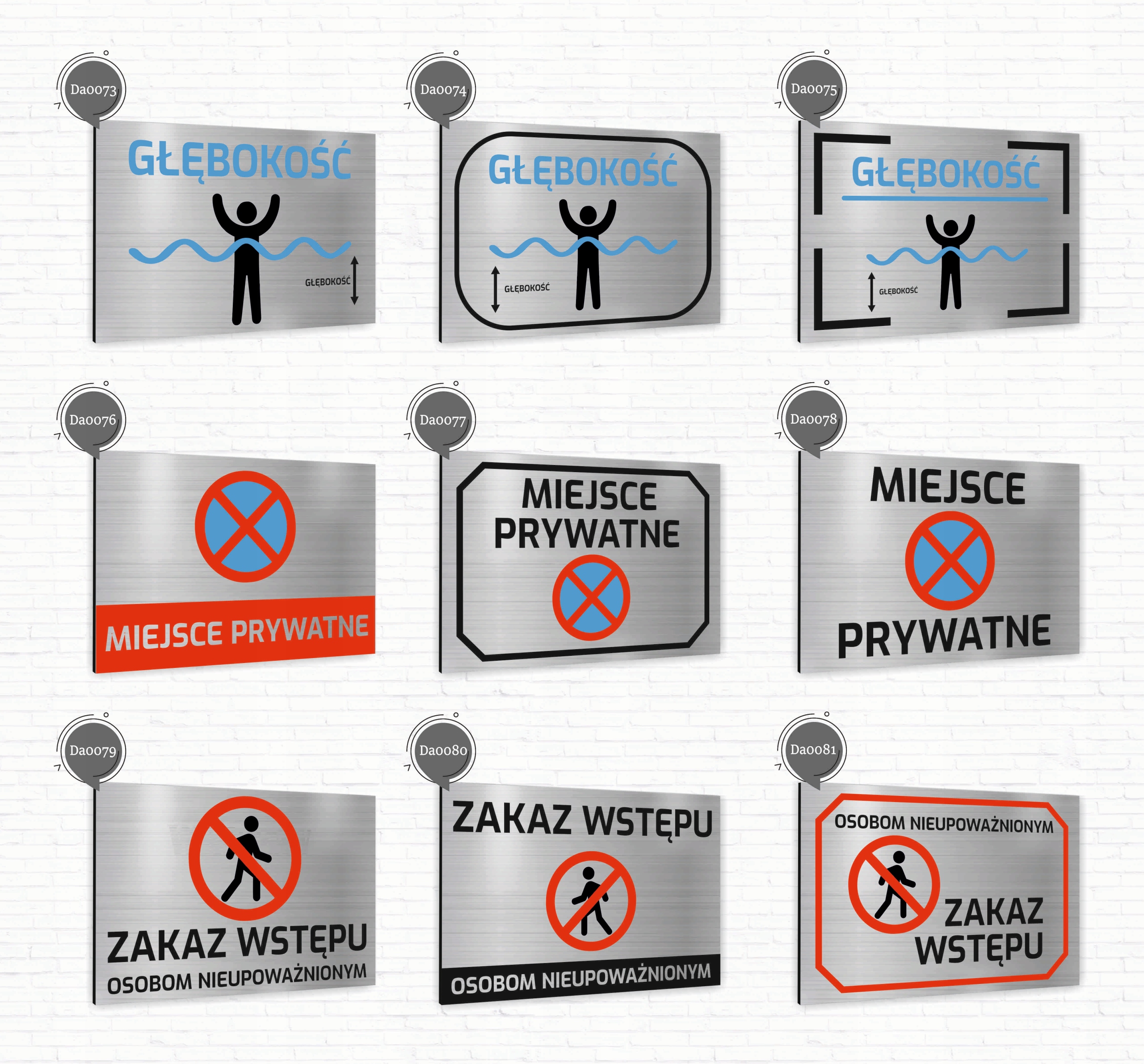 Tabliczka znak informacyjny 20x15 Srebrna SPRZĄTANIE PO PSIE Nierdzewna