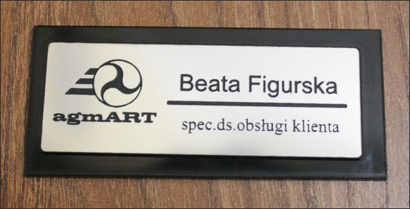 tabliczka GRAWER na drzwi BIURO wc DOWOLNY NAPIS