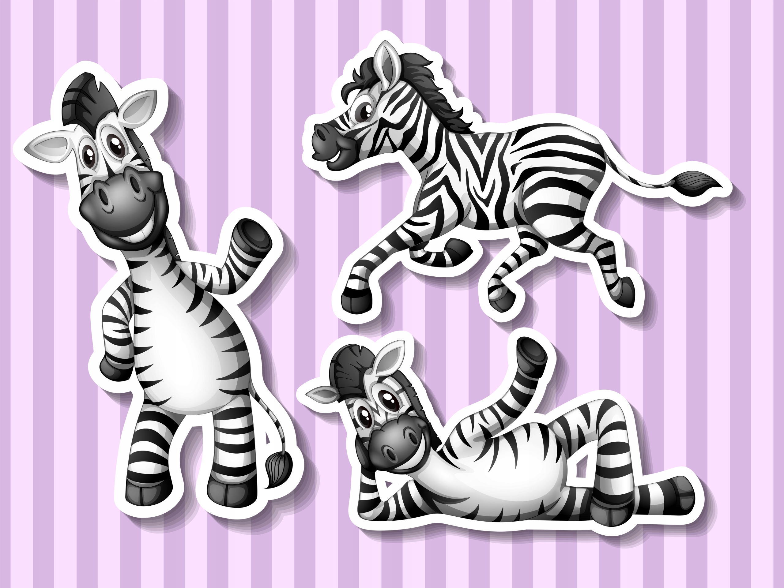 FOTOTAPETA dziecięca ZWIERZĘTA ZEBRY PASY WYMIAR