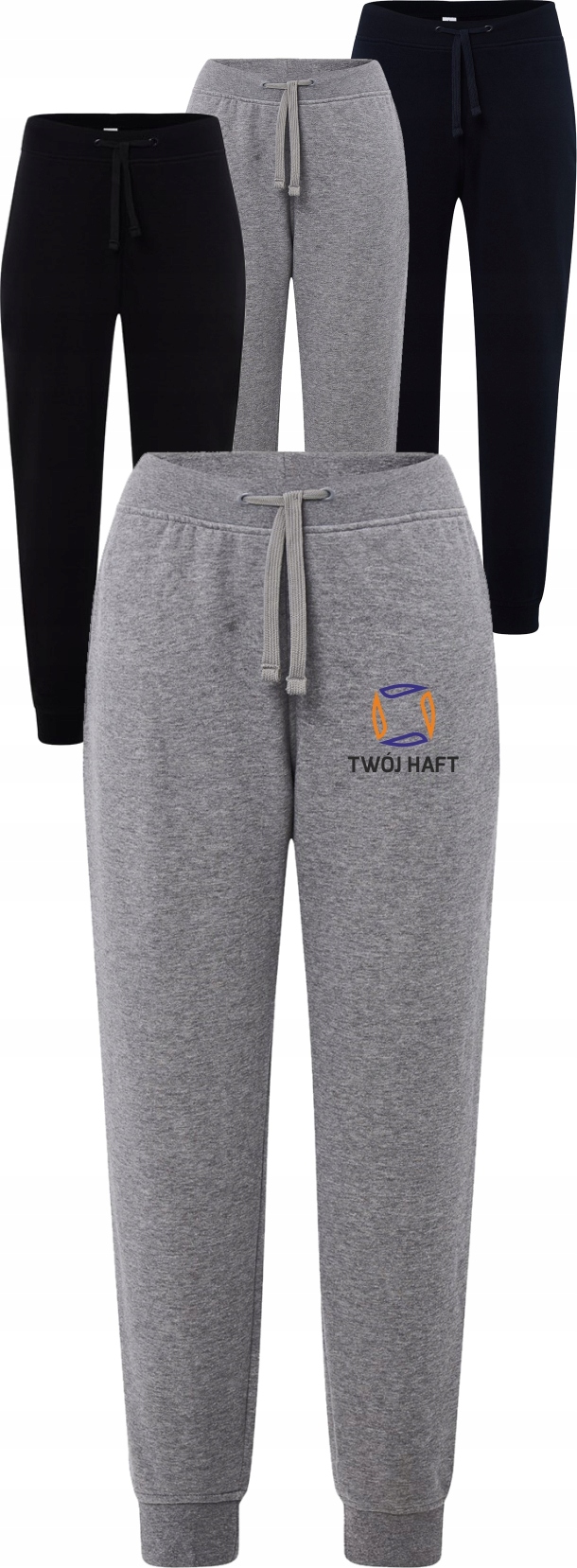 Spodnie sportowe unisex TWÓJ WŁASNY HAFT LOGO firmowa reklamowa 20 szt