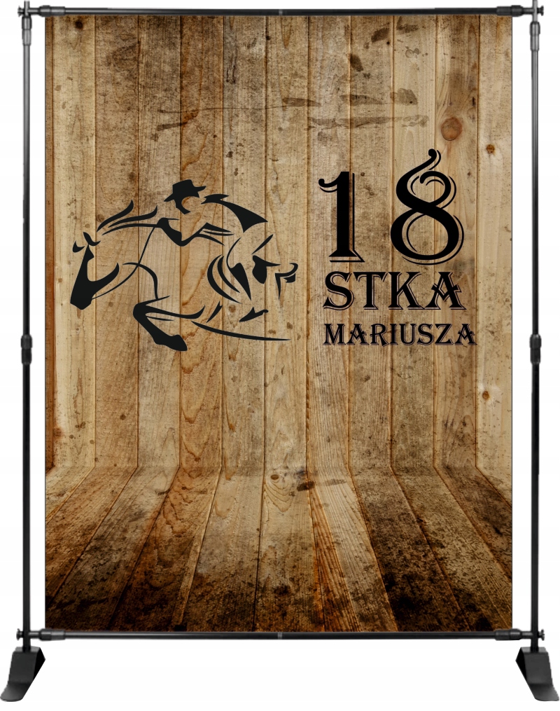 ŚCIANKA DO ZDJĘĆ TŁO pastele z imieniem SKRZYDŁA