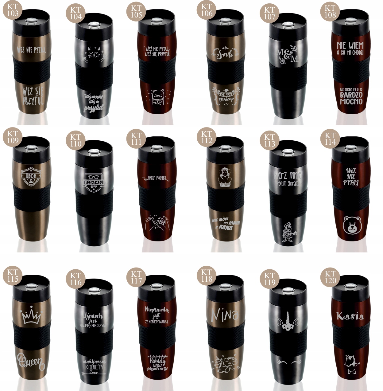 Kubek termiczny SUPER prezent na WALENTYNKI hit