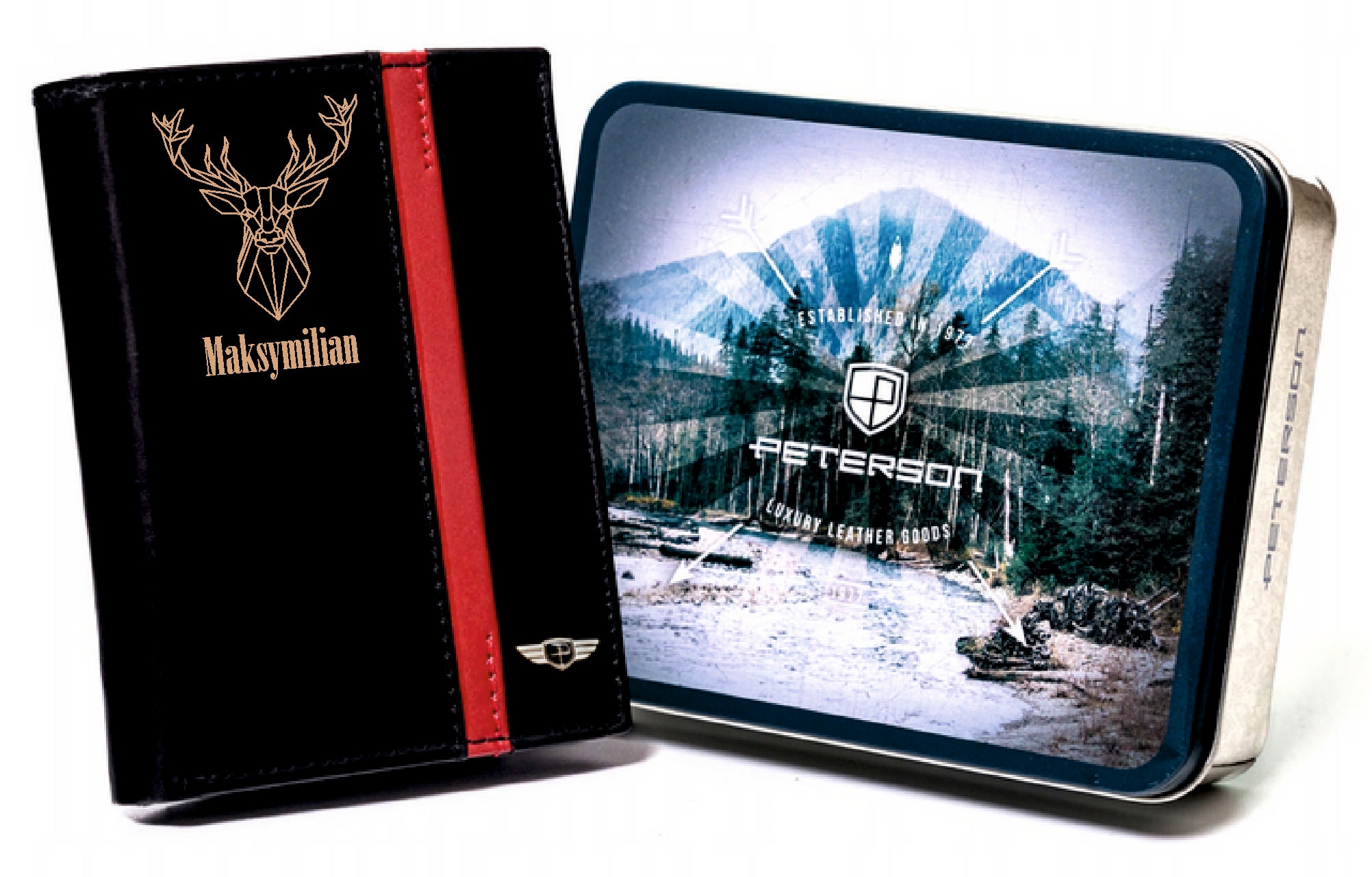 Portfel z grawerem TWÓJ TEKST personalizowany IMIĘ