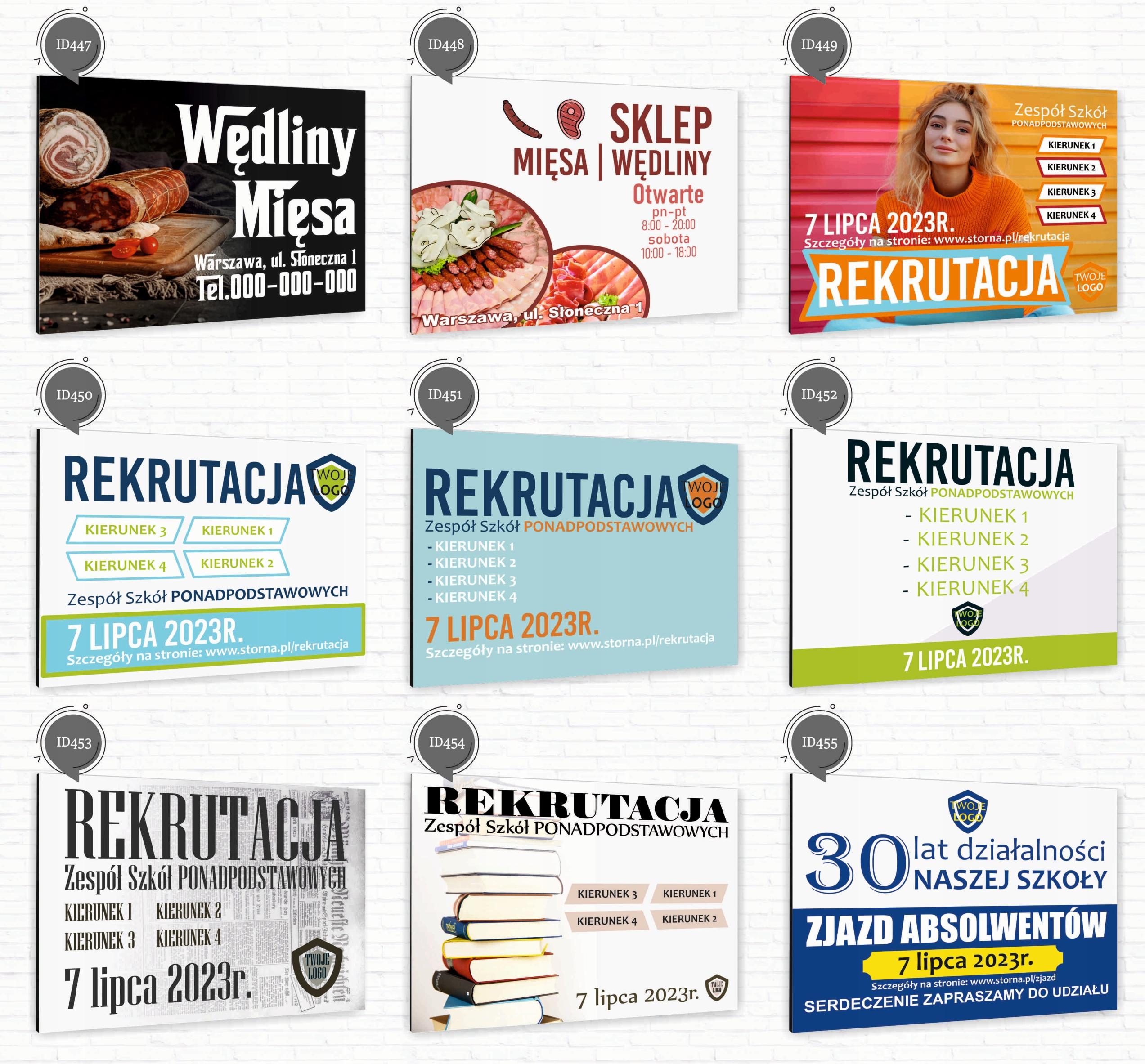 nadruk UV TABLICZKA reklamowa nierdzewna 40x30 PELLET OPAŁOWY sprzedaż