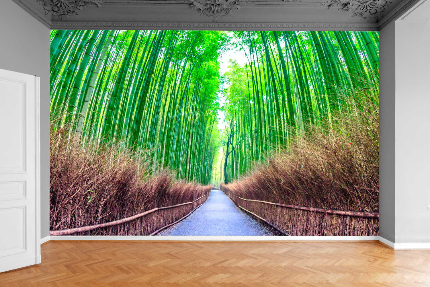 Fototapeta DROGA BAMBUSOWAY LAS W JAPONII 300x210