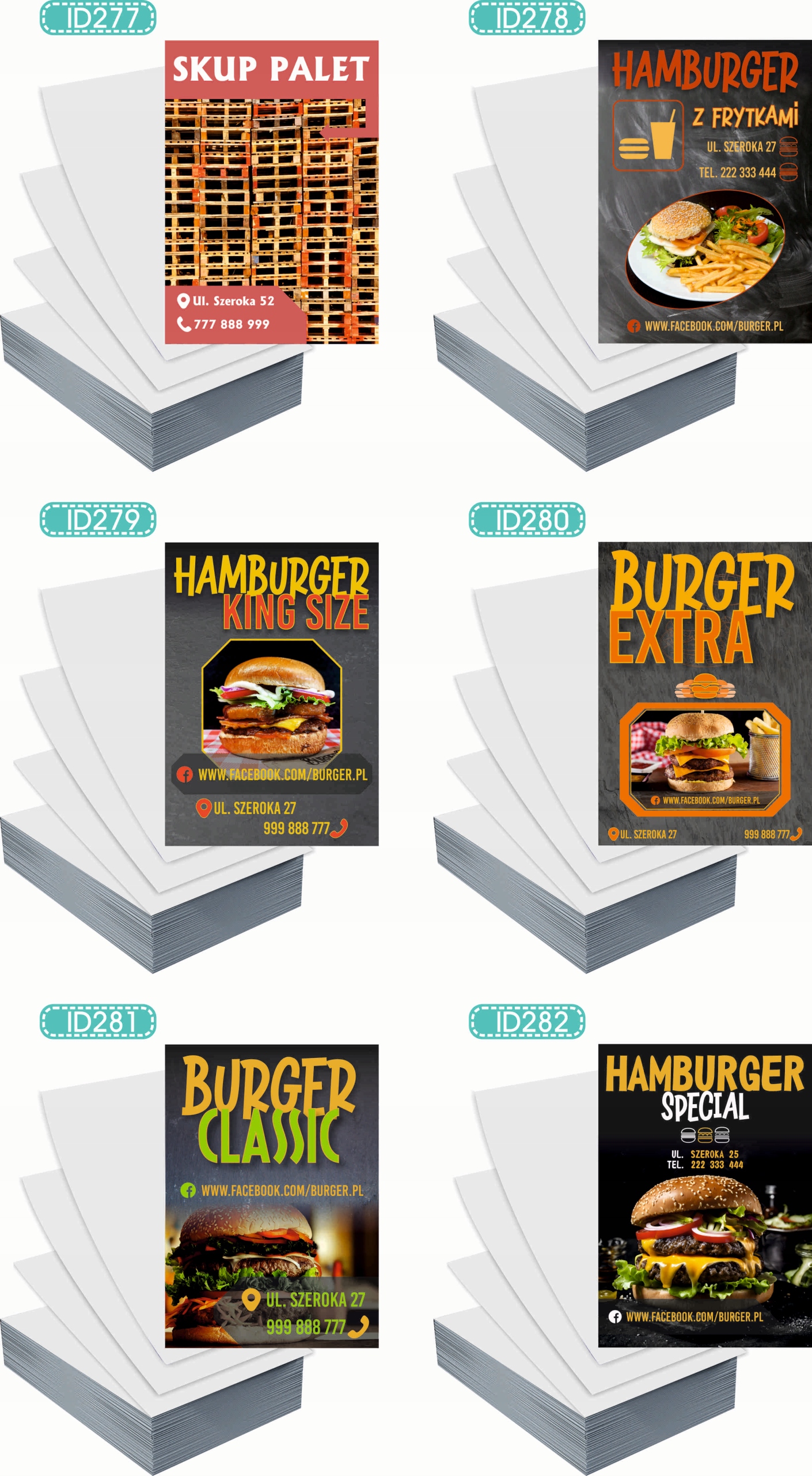 Ulotki A4 reklamowe firmowe 1000szt projekt w cenie SPRZEDAM MIESZKANIE