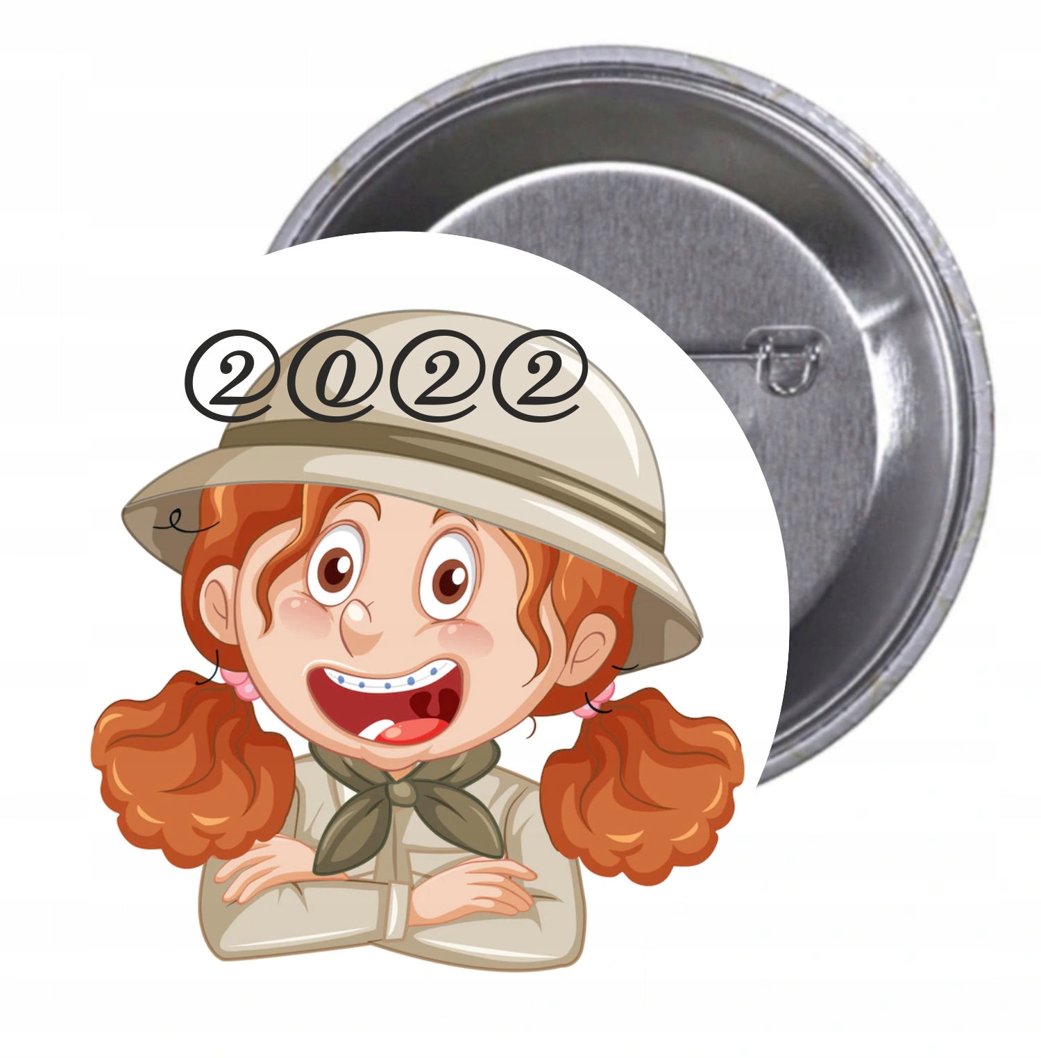 Przypinki buttony KOLONIE I PÓŁKOLONIE TANIO HIT