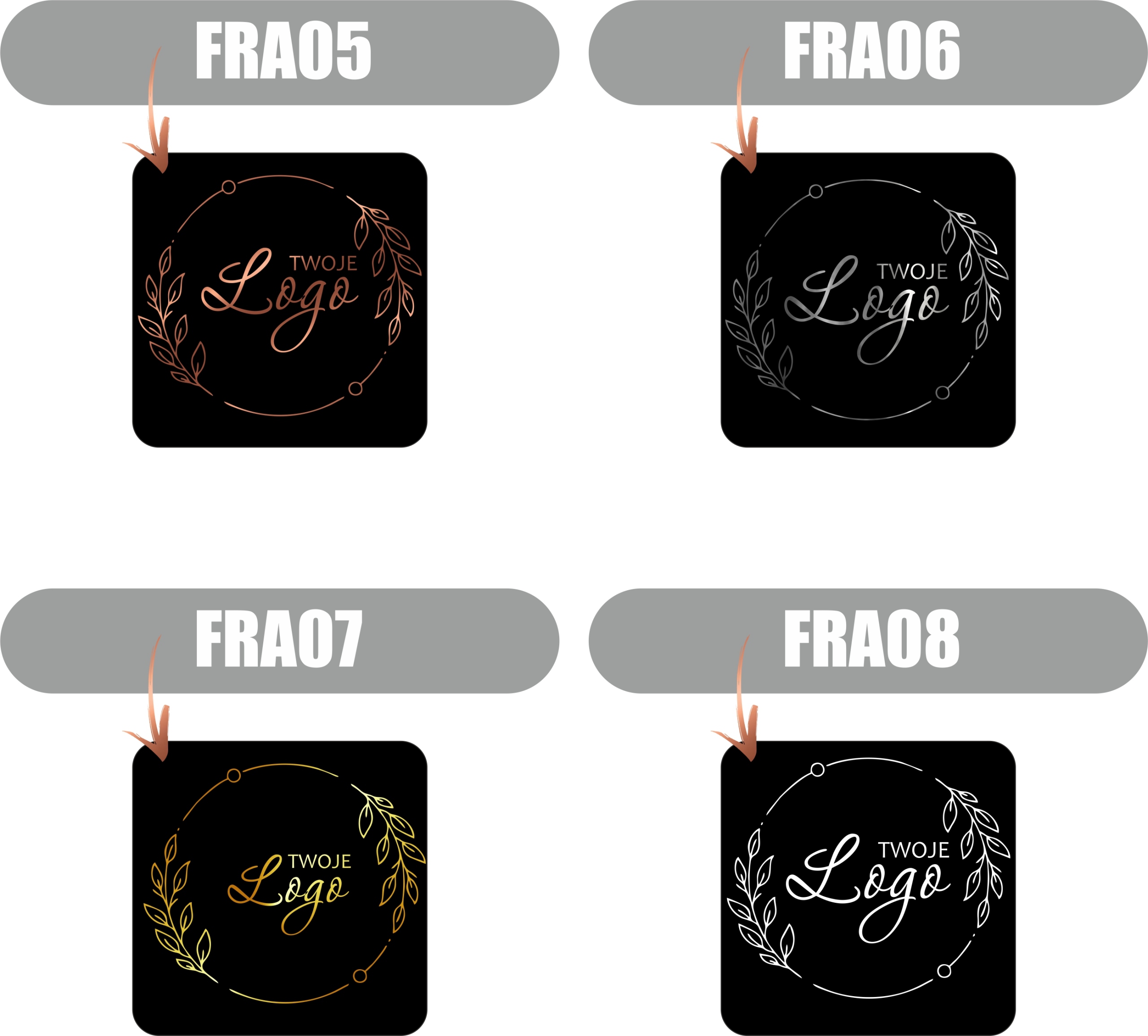 naklejki Etykiety z LOGO twojej firmy 10 cm 50szt