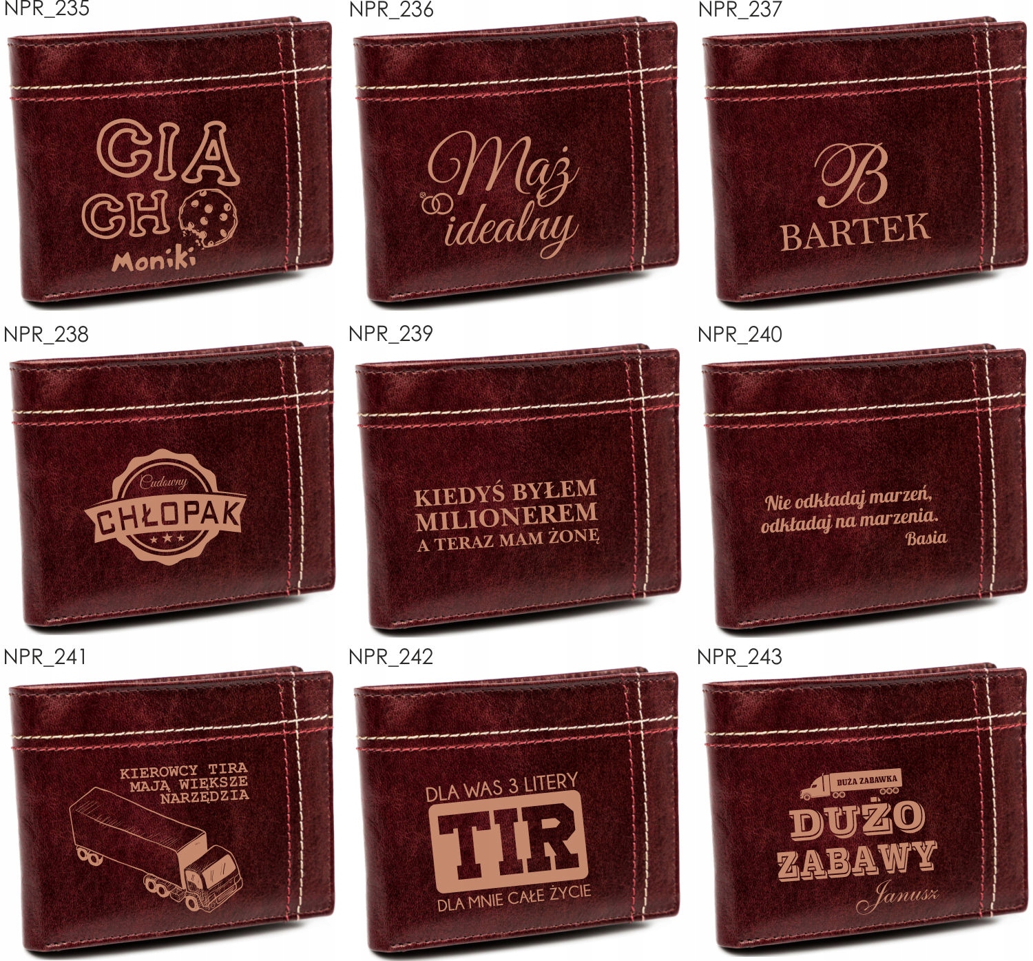 SUPER portfel grawer KIEROWCA prezent inne zawody