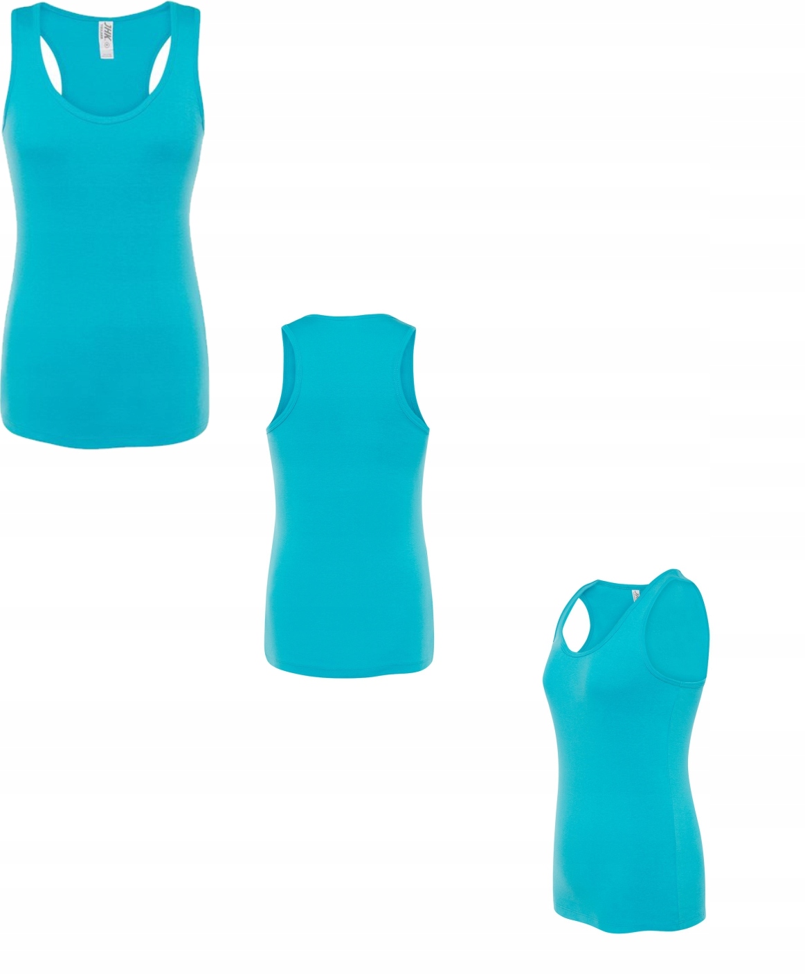 Top na ramiączkach damski TWÓJ WŁASNY HAFT LOGO firmowa reklamowa 20 szt