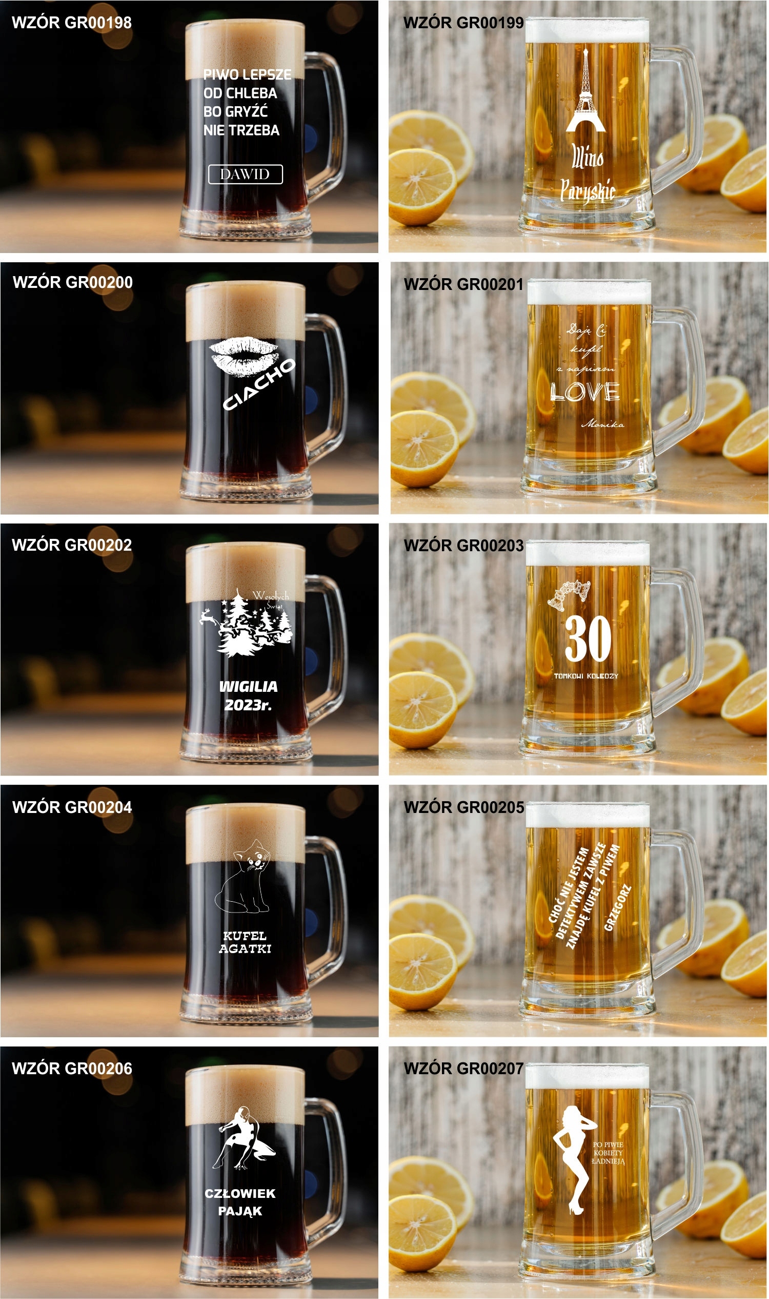 Kufel do Piwa piwosza dla męża prezent na święta