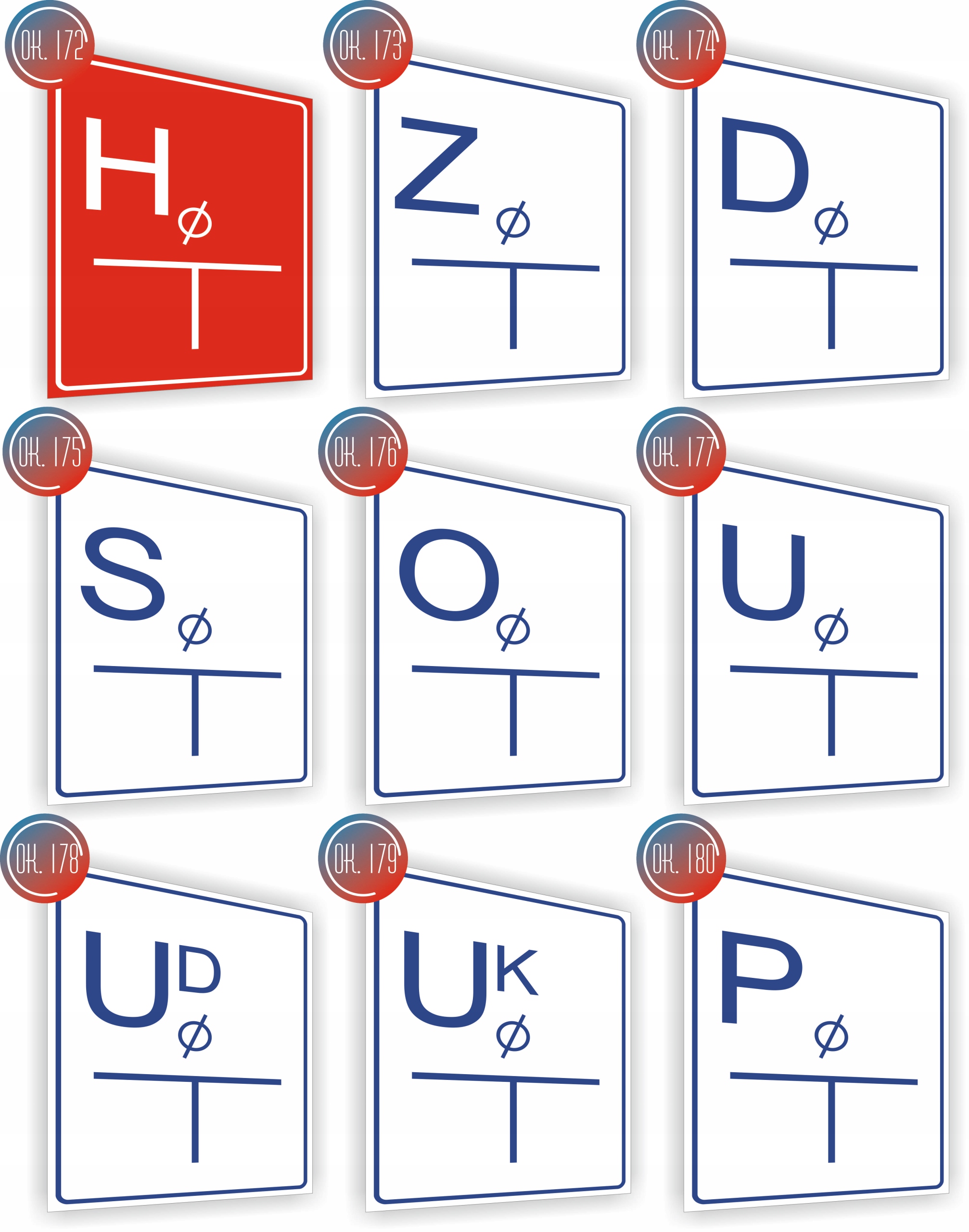 Ciąg w naprawie znak nadruk 20x15 cm dużo wzorów
