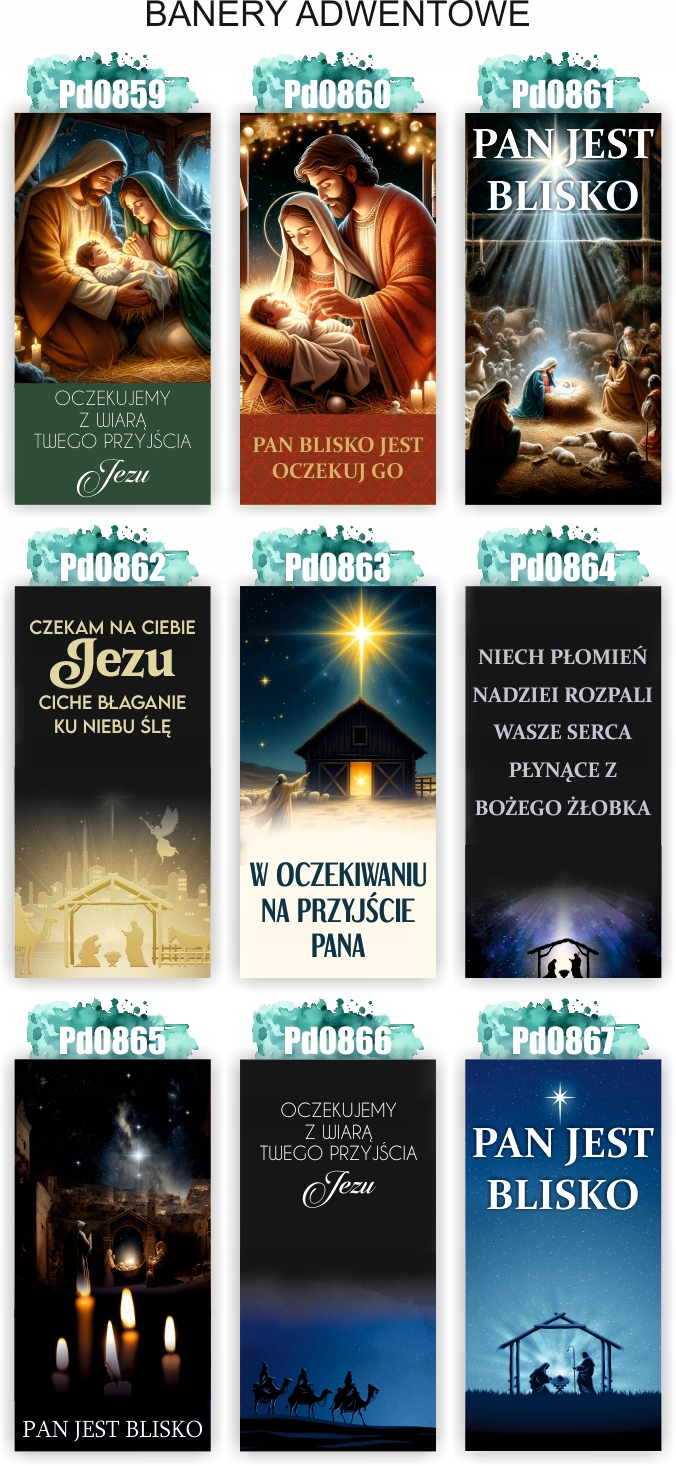 Baner religijny WAKACYJNY W WAKACJE NIE ZAPOMNIJ O JEZUSIE 300x150 cm
