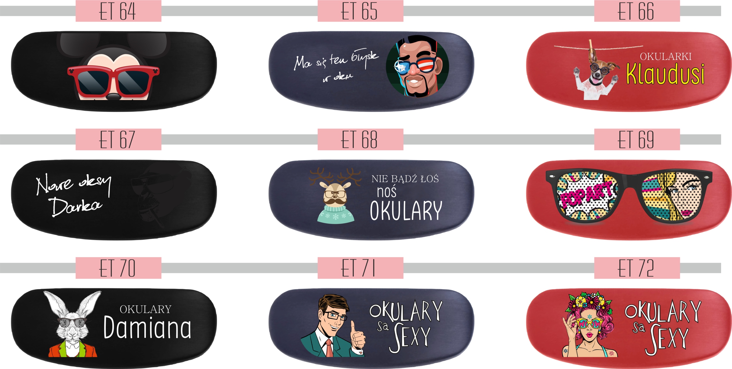ETUI na okulary prezent PERSONALIZACJA