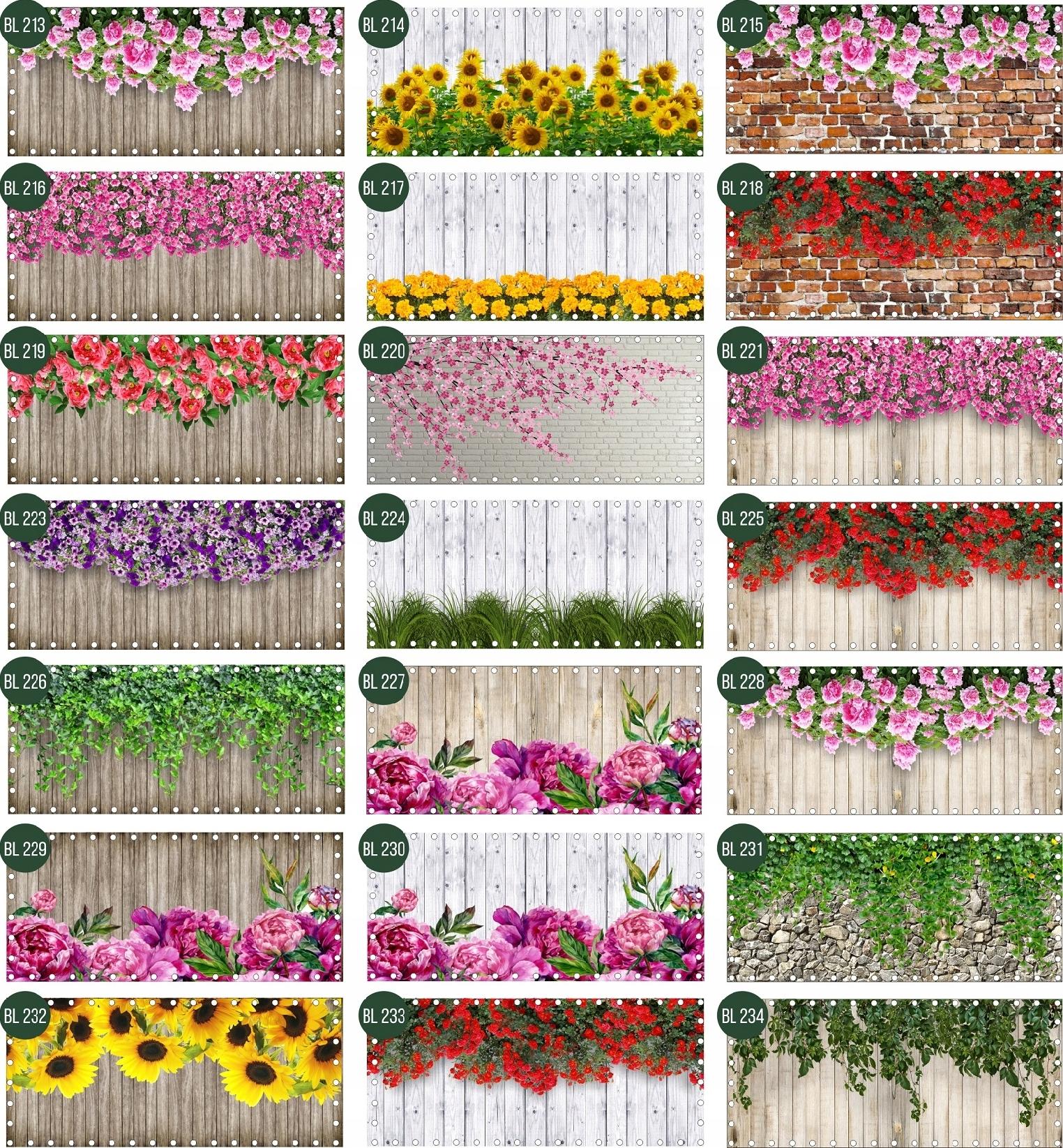 Osłona balkonowa NA WYMIAR na balkon widok kamień