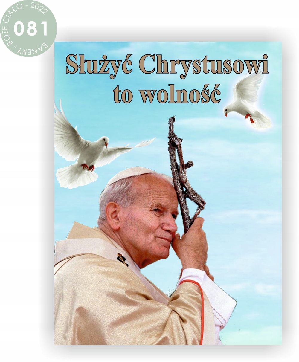 BANER NA BOŻE CIAŁO dekoracja OŁTARZA gotowy wzór