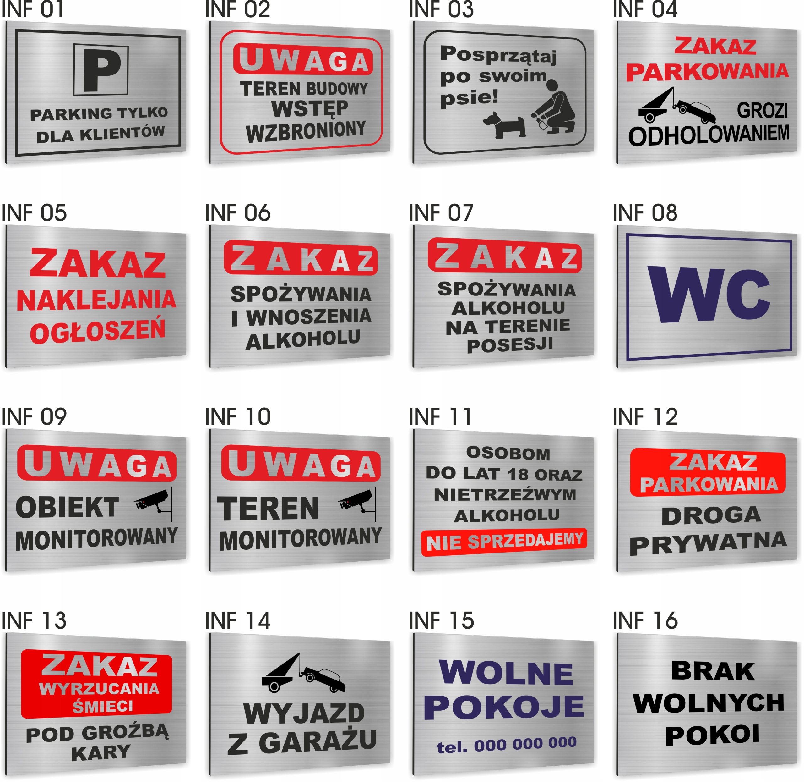 Tabliczka Znak BHP TEREN PRYWATNY