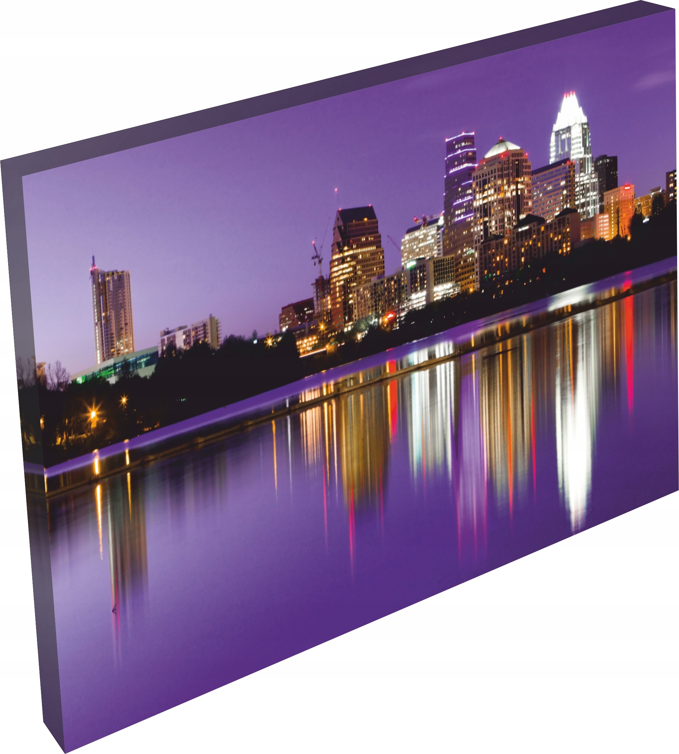 OBRAZ na płótnie Miasto Most Nocą New York 120x80