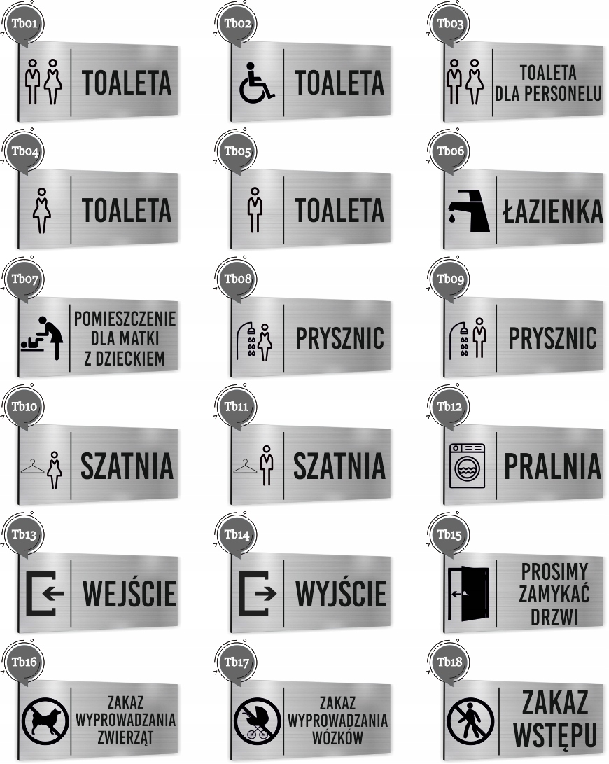 Tabliczka oznaczenie SZATNIA MĘSKA Tablica informacyjna Piktogram Aluminium