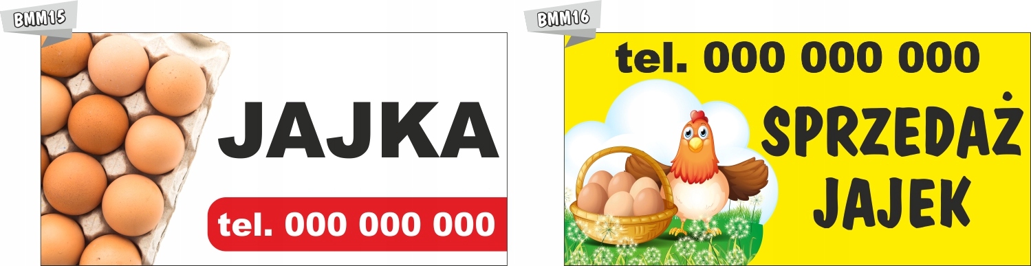 Baner reklamowy TWÓJ NAPIS choinki 80x130 cm TANIO