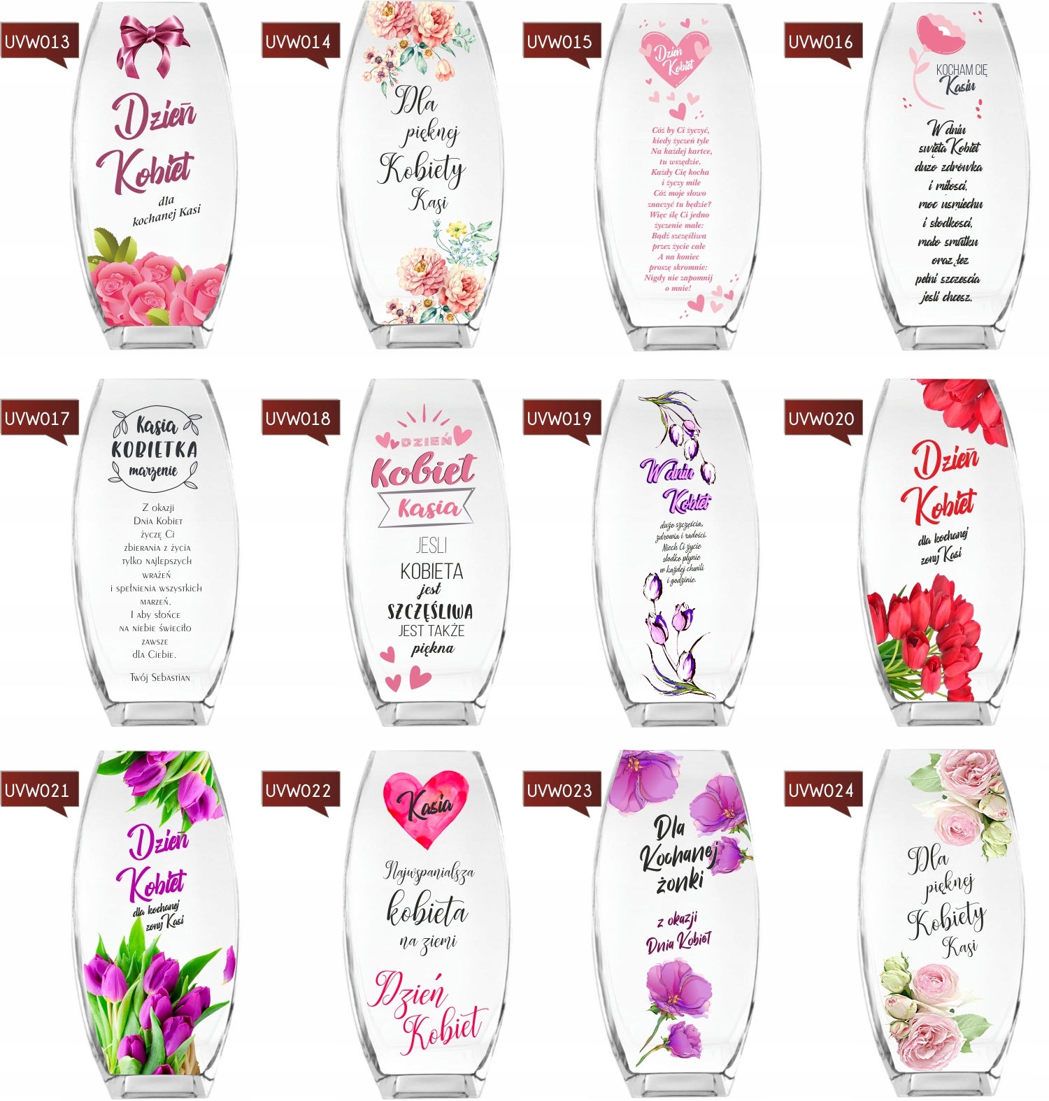 Wazon z grawerem PREZENT na ślub wesele rocznicę