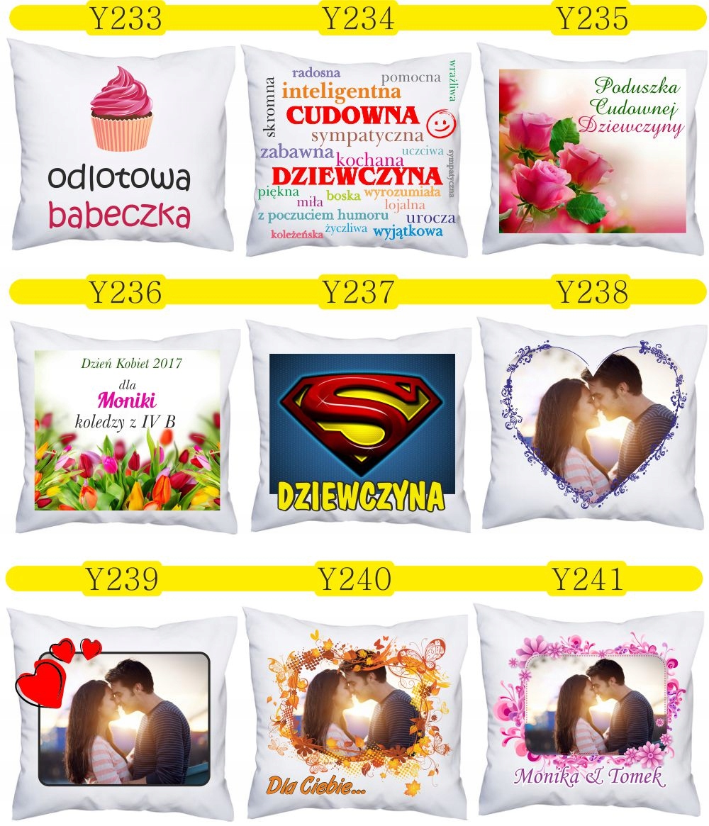 prezent NA dzień chłopaka męża FOTO poduszka