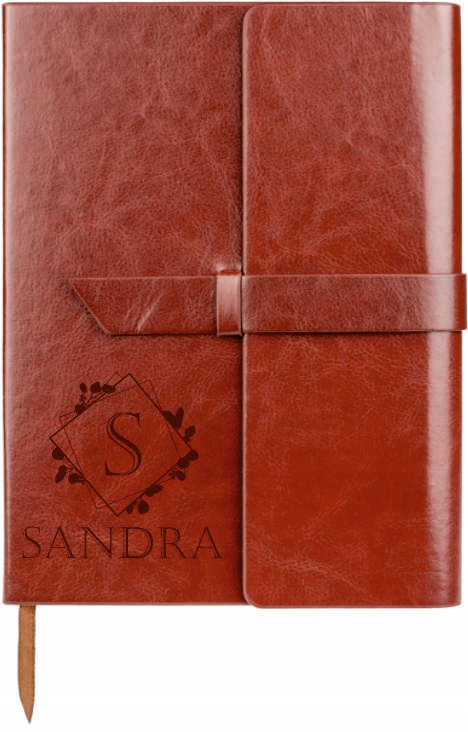 Notatnik A5 notes planer skórzany PERSONALIZACJA GRAWER prezent + imię