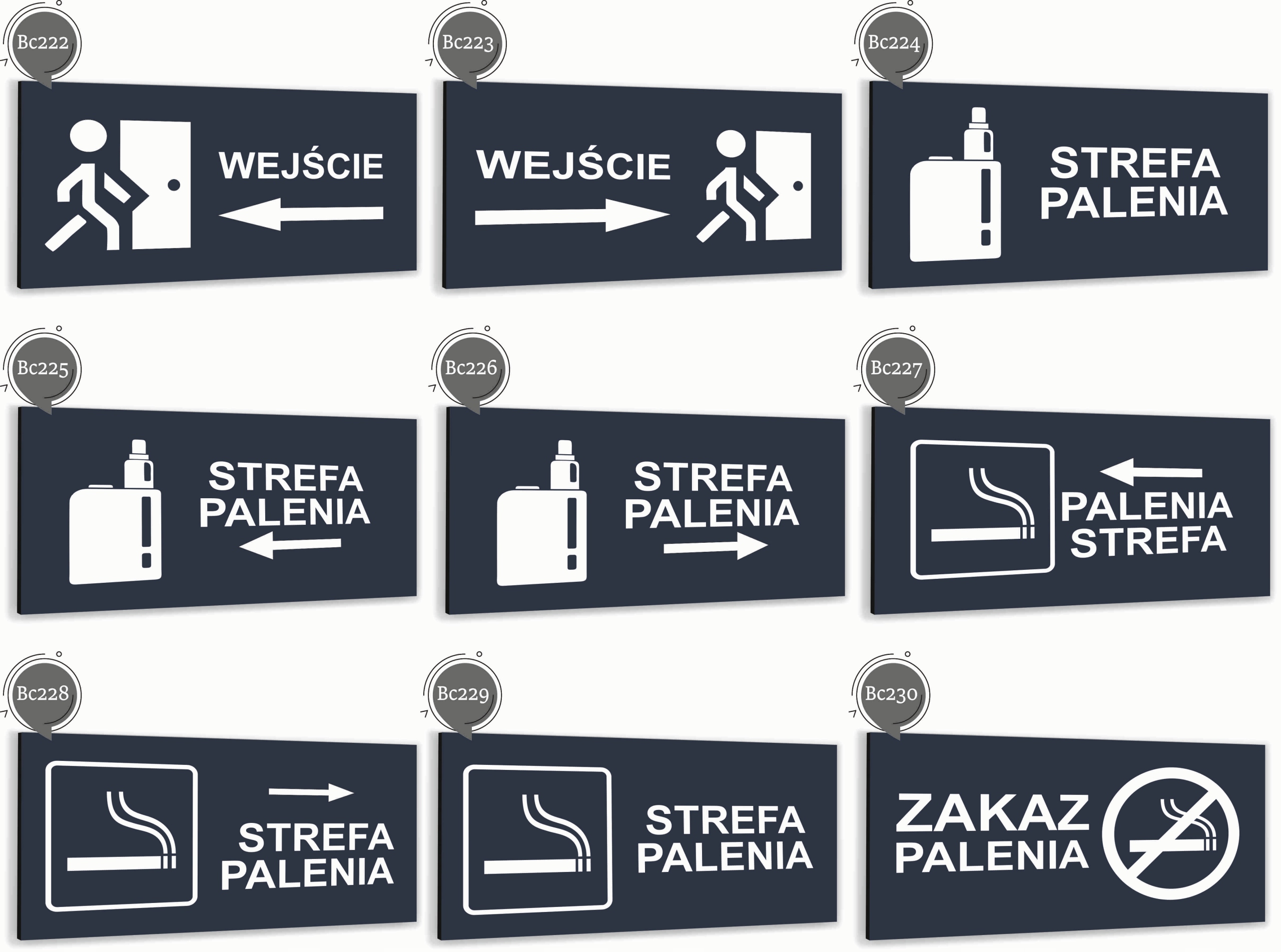 Tabliczka informacyjna ATRACYTOWA nierdzewna NUMER POKOJU DOWOLNY NAPIS