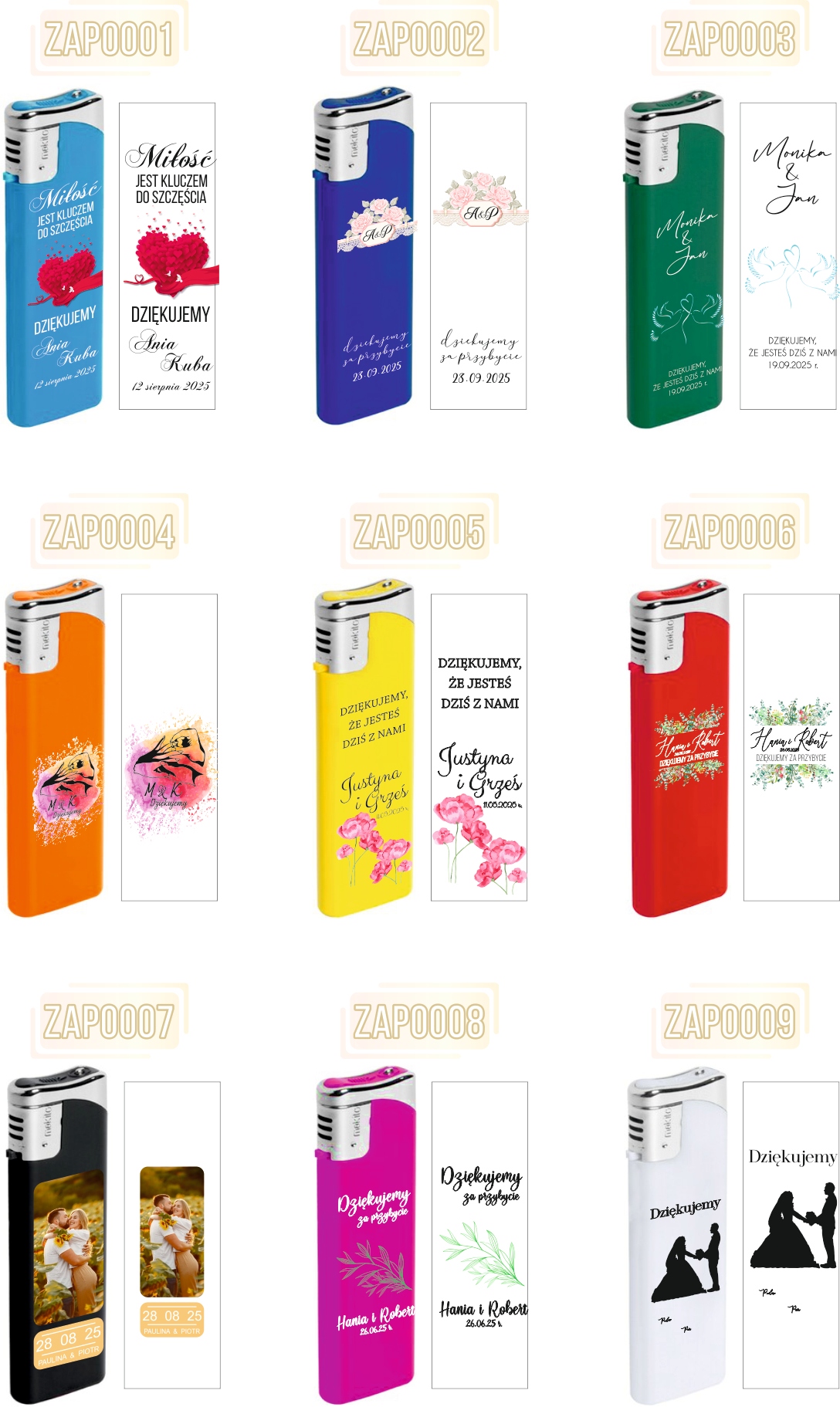 Zapalniczka gazowa z nadrukiem uv prezent twój napis na dzień taty ojca