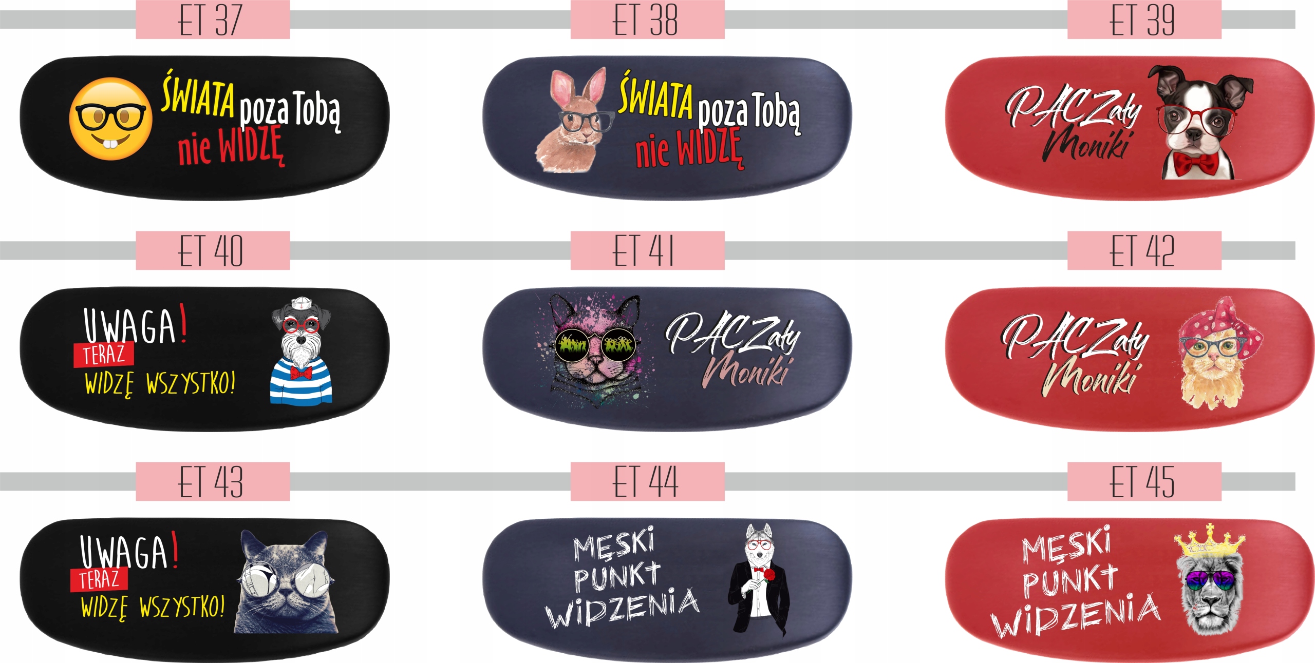 ETUI na okulary prezent święta Mikołajki Gwiazdka dla Babci Dziadka