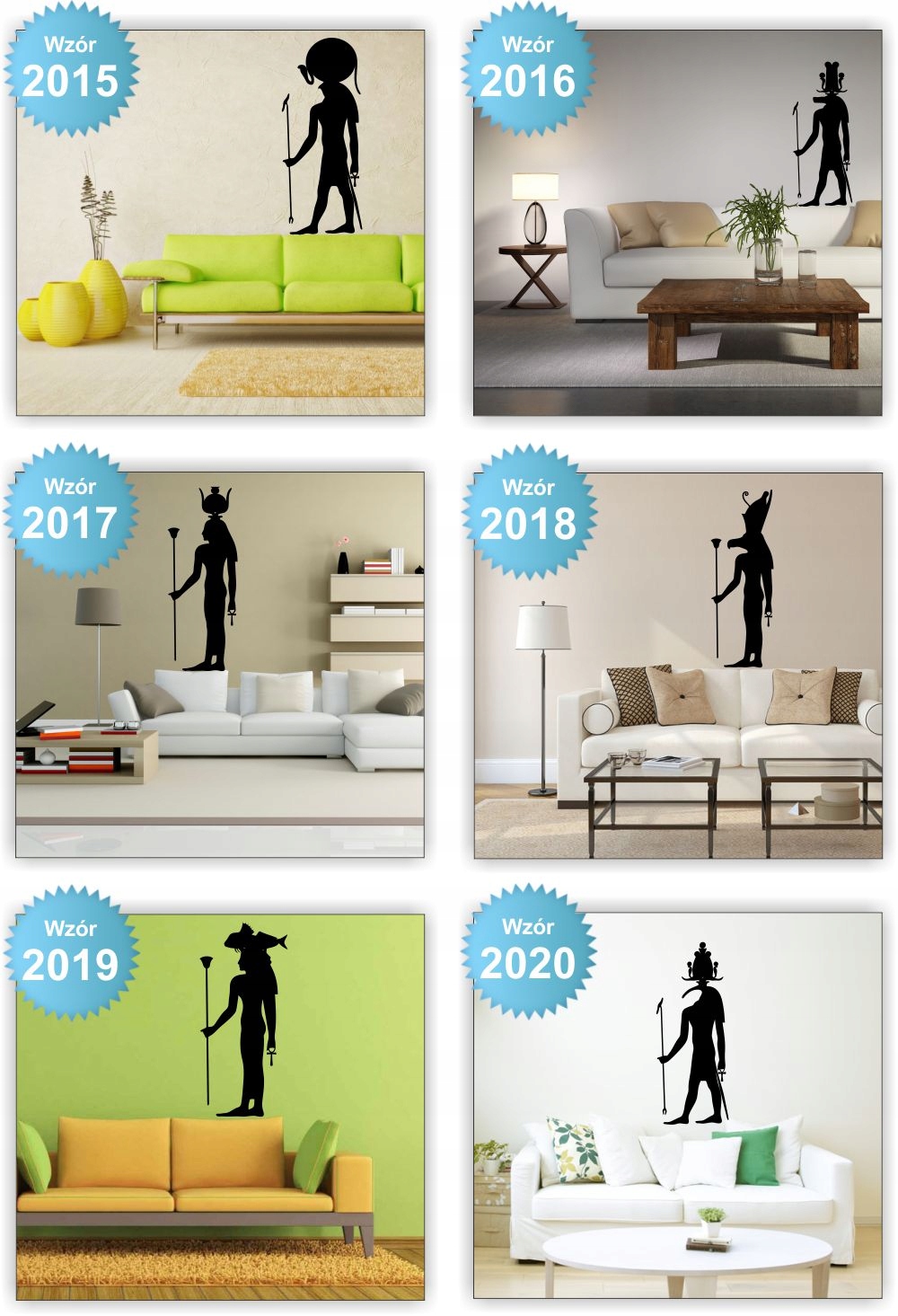 NAKLEJKA naklejki na ścianę EGIPT piramidy 100cm