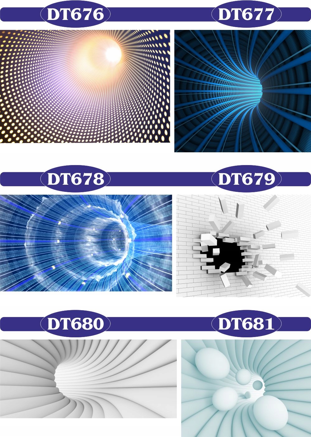 FOTOTAPETA fototapety abstrakcja tunel 3d kulki