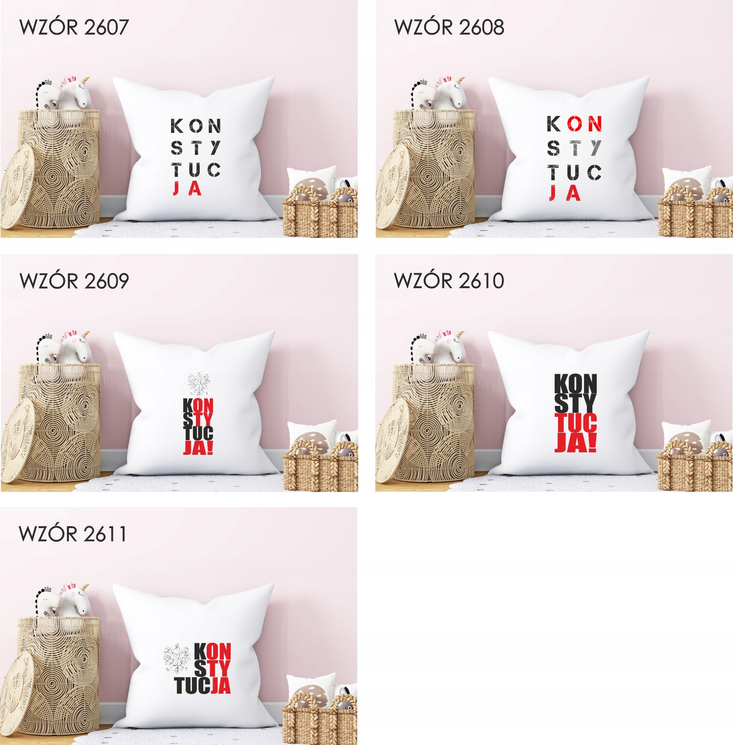 Poduszka z nadrukiem PREZENT KONSTYTUCJA