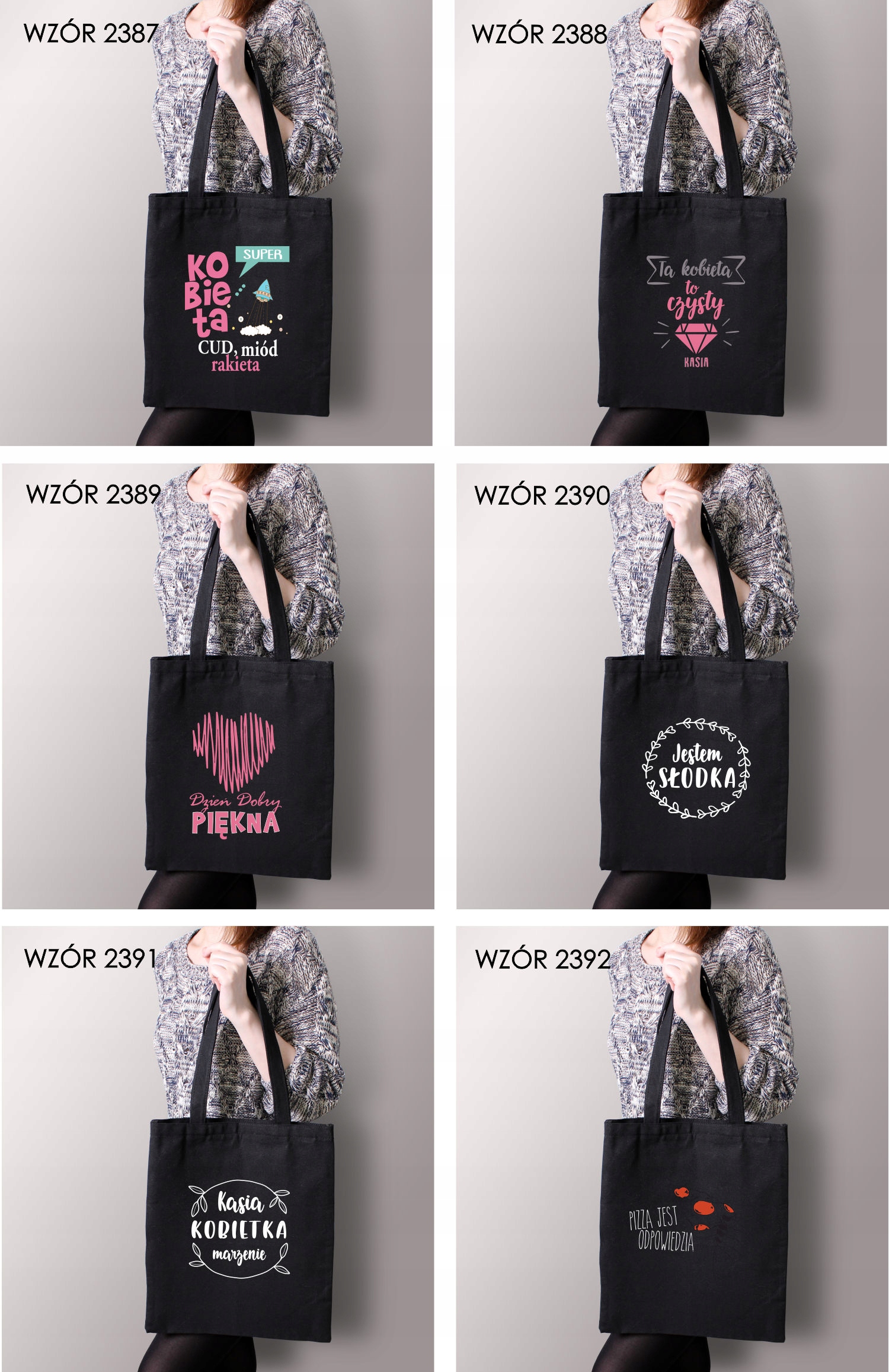 Eko Torba z nadrukiem JA SIĘ NIE OBRAŻAM