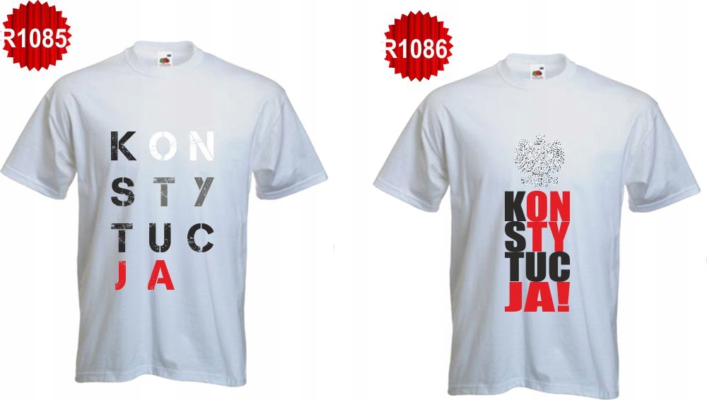 KOSZULKA z nadrukiem KONSTYTUCJA protest twój druk
