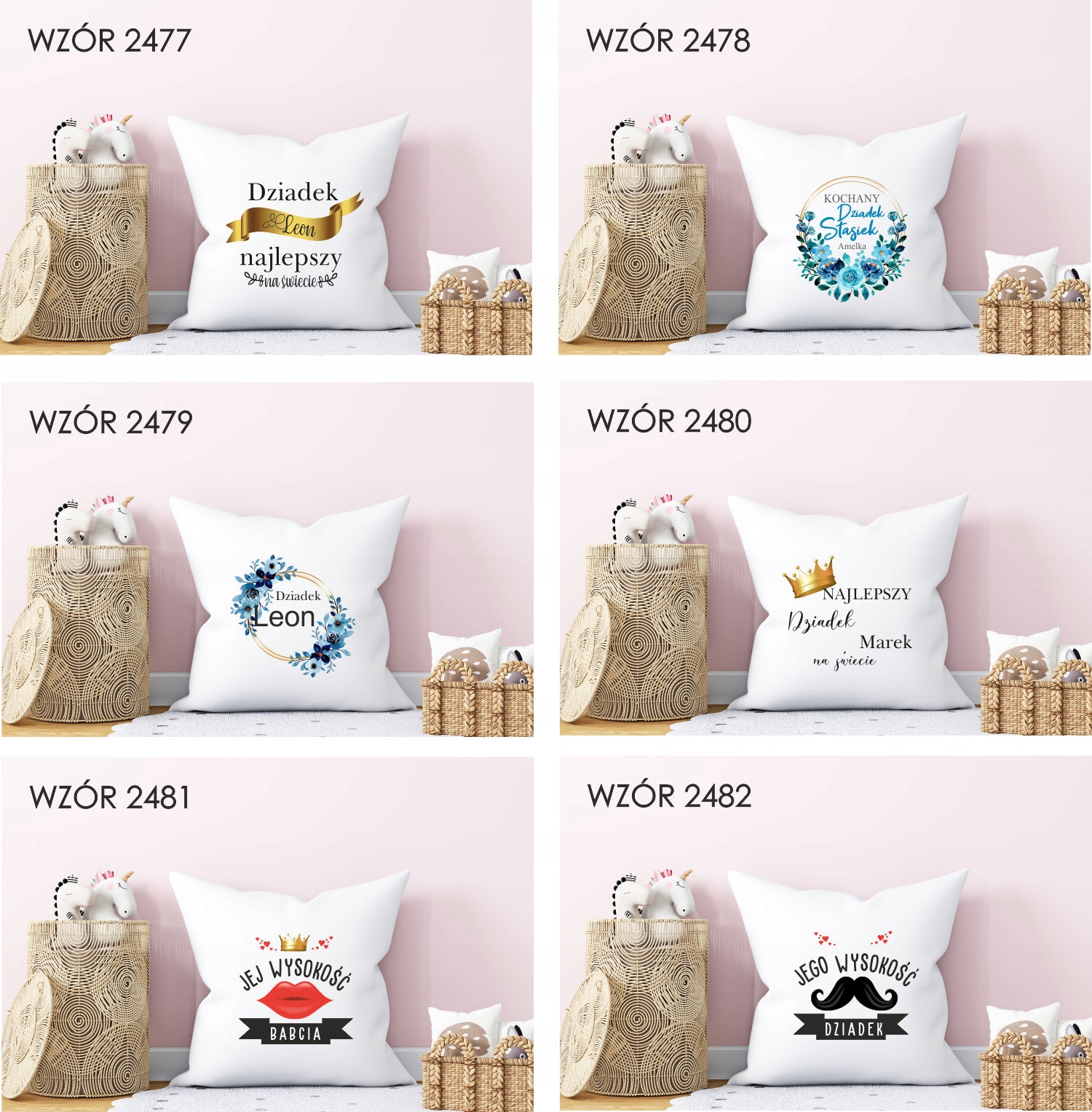 Poduszka PREZENT dla dziadka SUPER DZIADEK