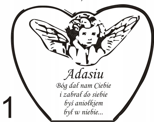 STATUETKA PODSTAWKA POD ZNICZ na grób + grawer XL