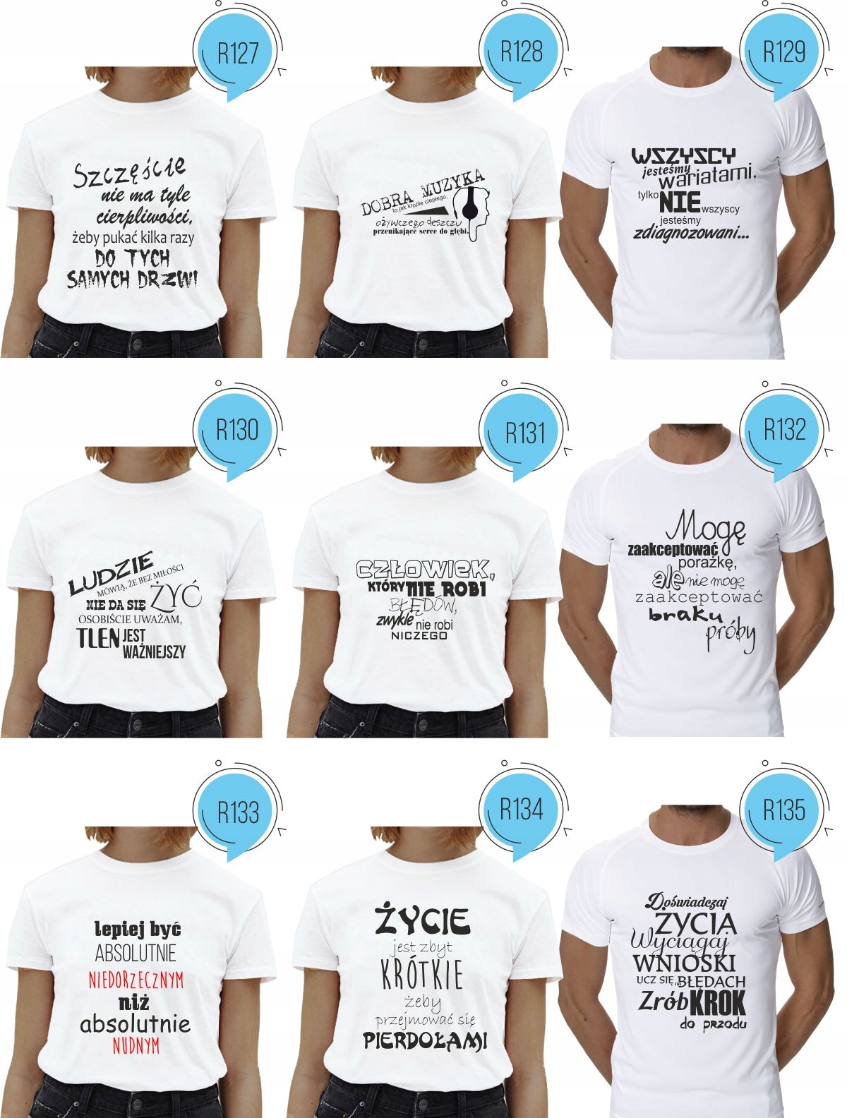 Koszulka z napisem CUTE BUT PSYCHO hit