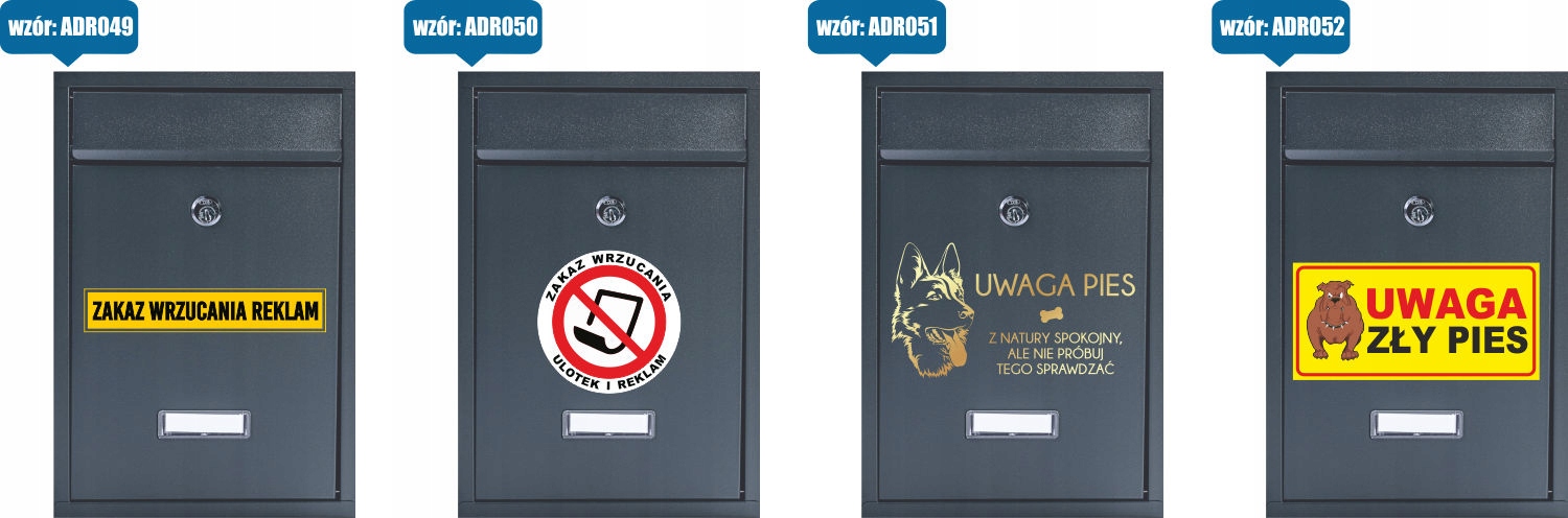 METALOWA ORYGINALNA SKRZYNKA POCZTOWA na listy POCZTA elegancka NADRUK UV