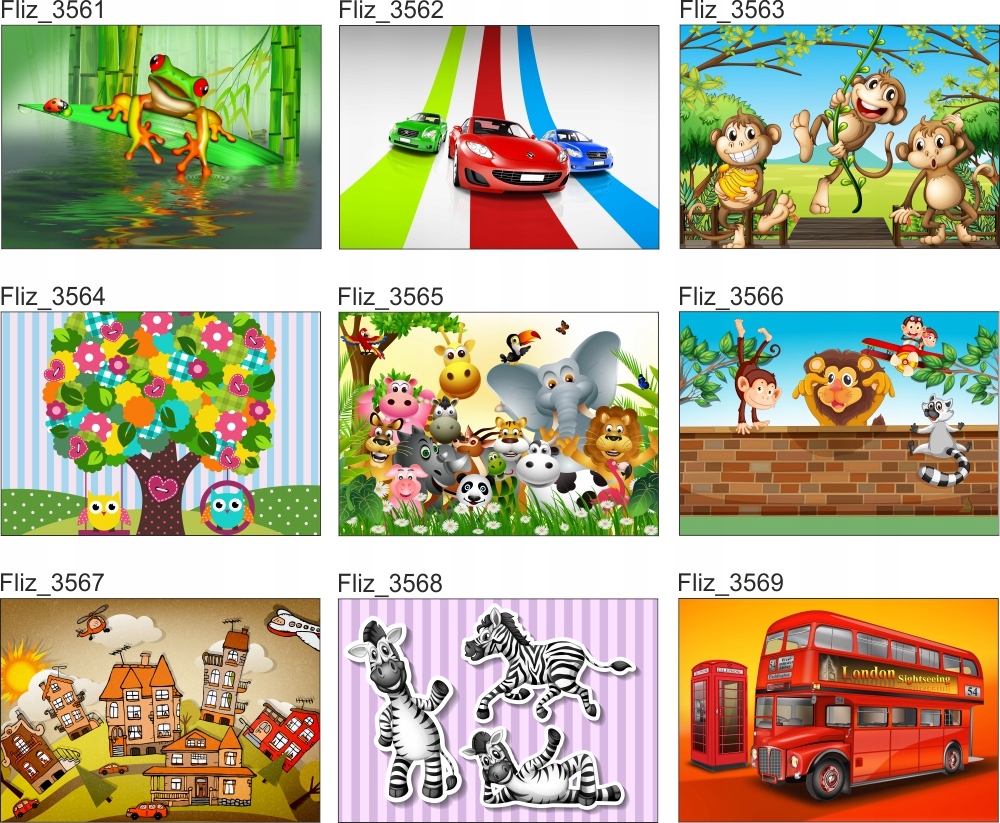 FOTOTAPETA dla dziecka TĘCZA ZEBRA GWIAZDKI