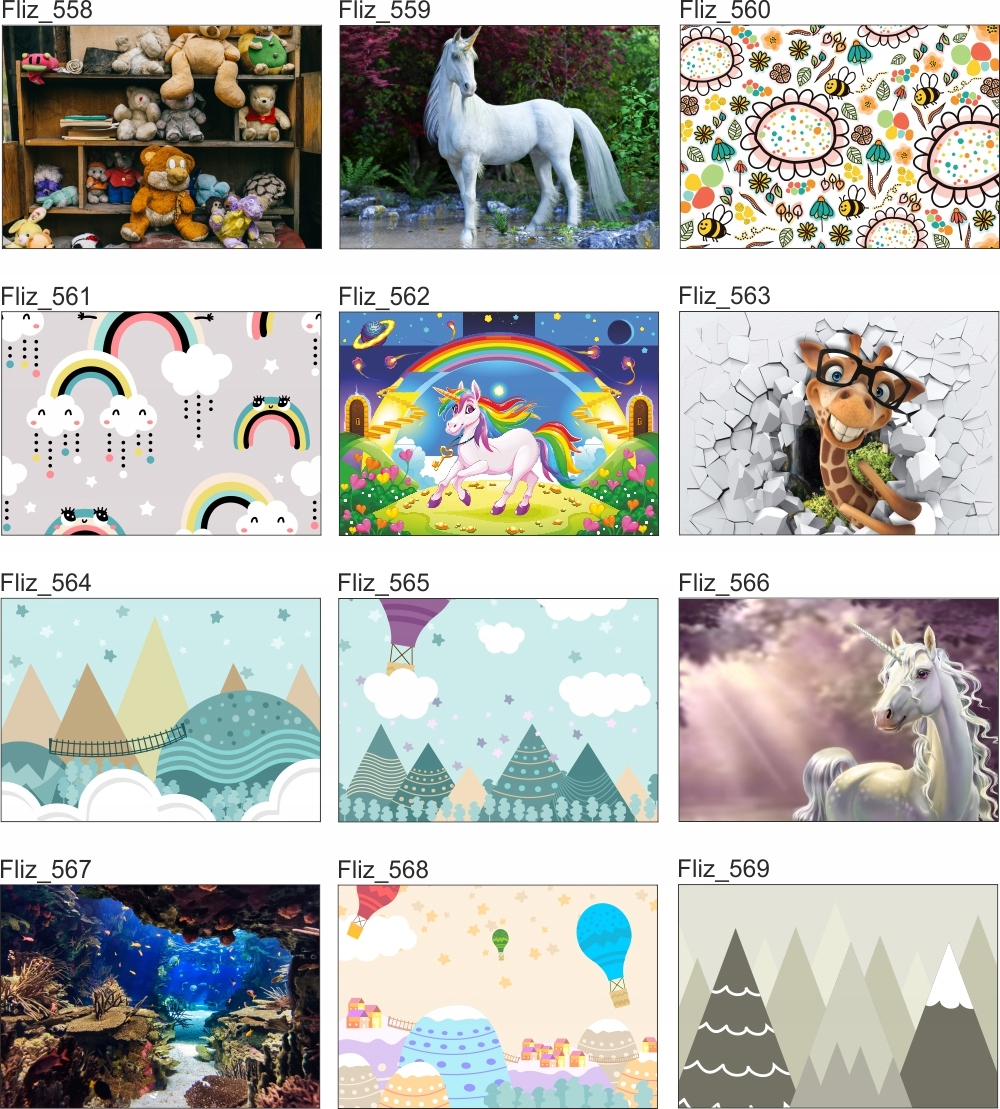 FOTOTAPETA FLI dla dzieci balony chmurki na wymiar