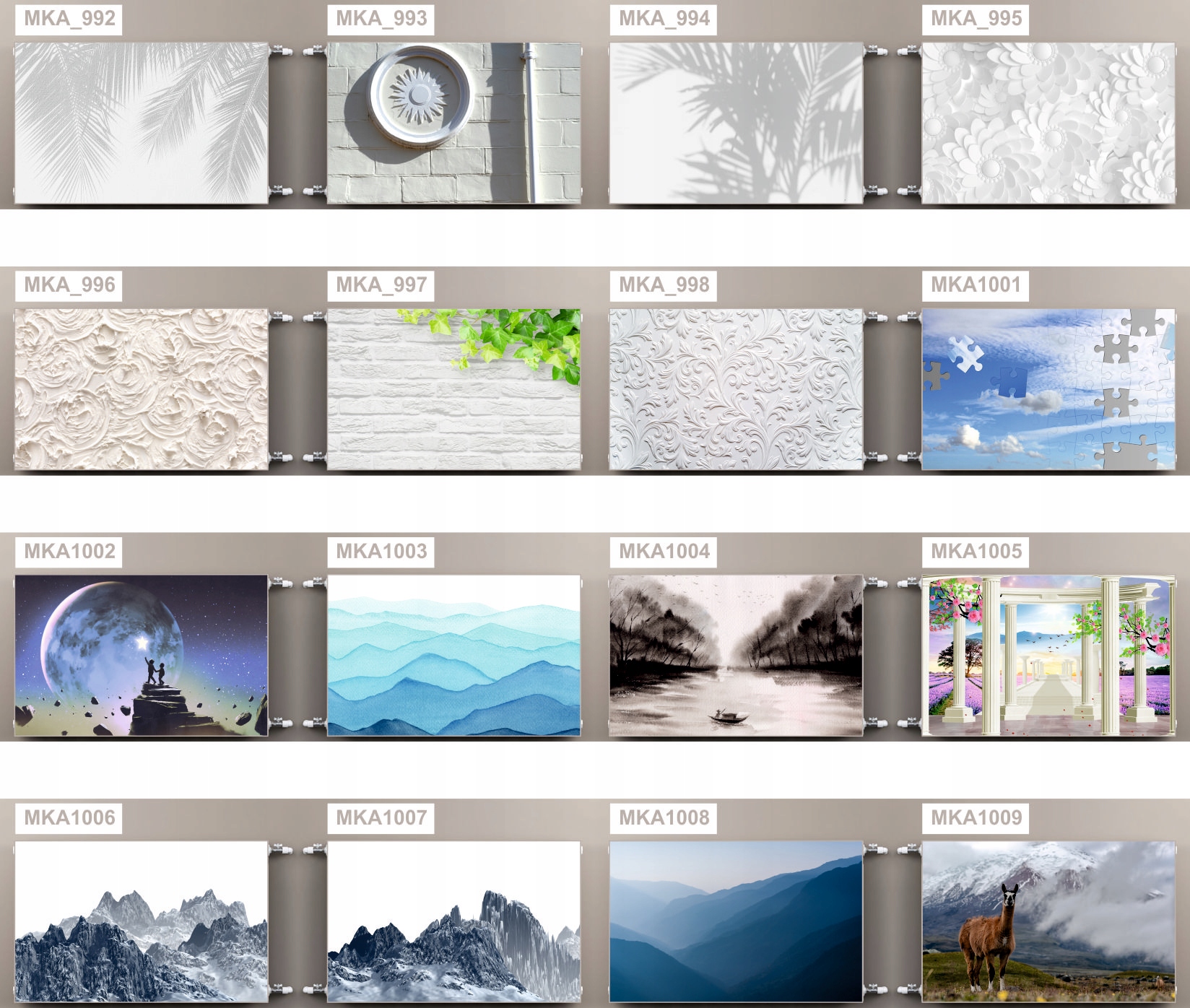 Mata MAGNETYCZNA OSŁONA GRZEJNIK MASKOWNICA magnes