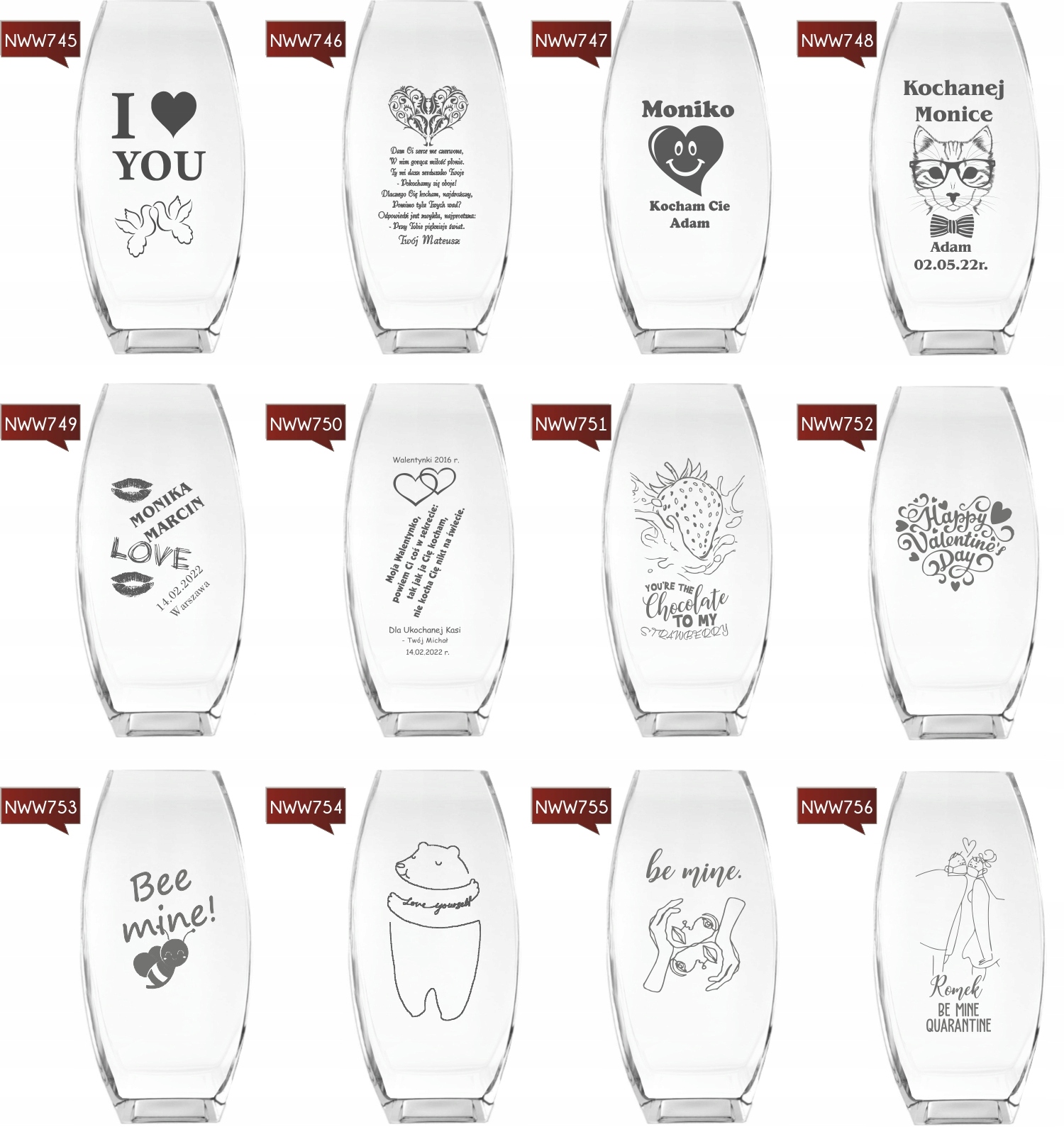 Wazon z grawer PREZENT podziękowanie dla emeryta