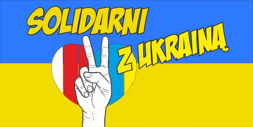 MAGNES NA samochód auto SOLIDARNI Z UKRAINĄ 2x